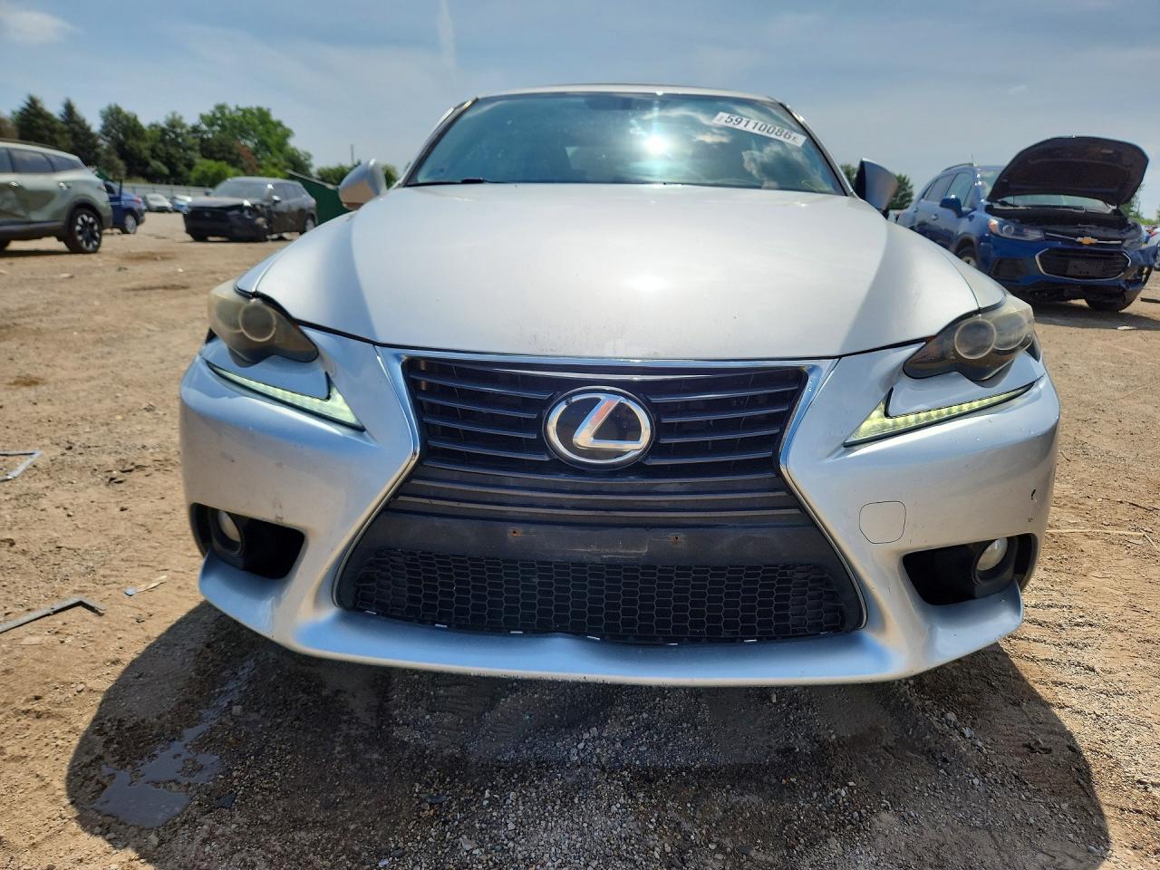 2014 Lexus Is 250 Silver vin: JTHCF1D21E5001602