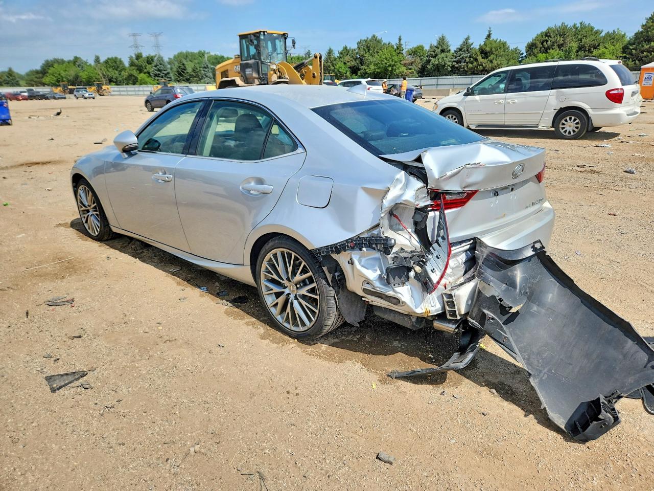2014 Lexus Is 250 Silver vin: JTHCF1D21E5001602