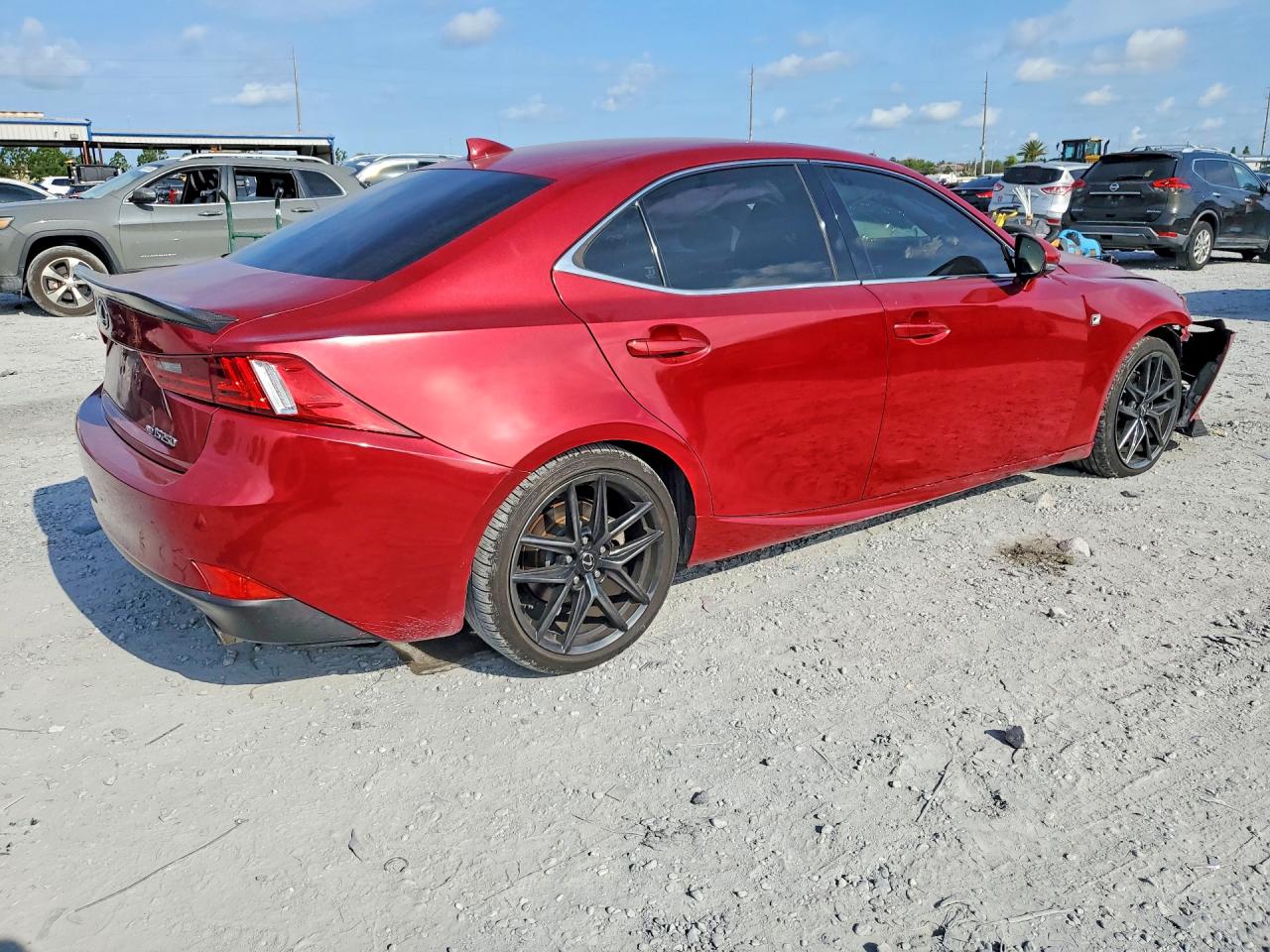 2014 Lexus Is 250 Red vin: JTHCF1D21E5007061