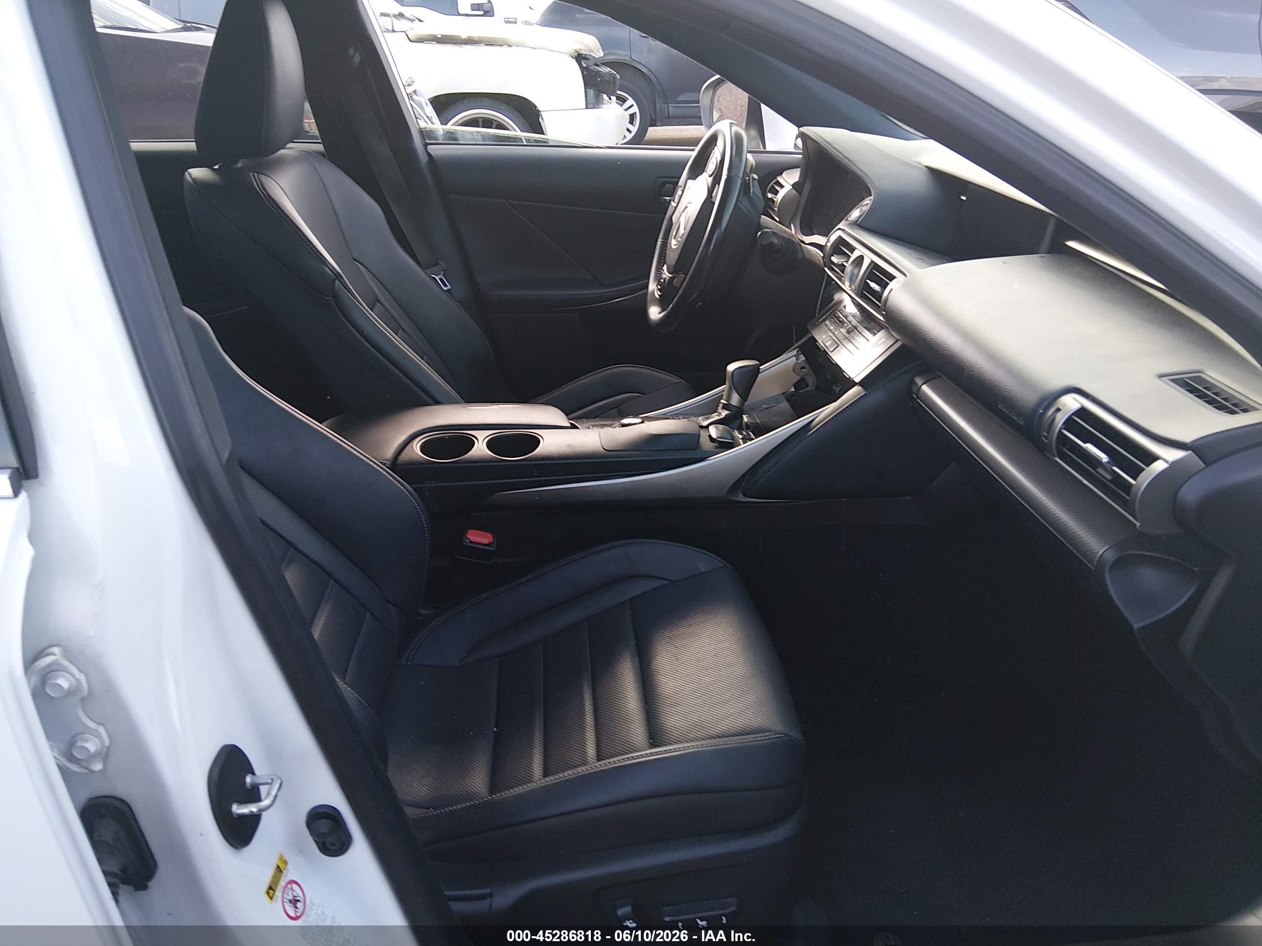 2014 Lexus Is 250   White vin: JTHCF1D21E5009585