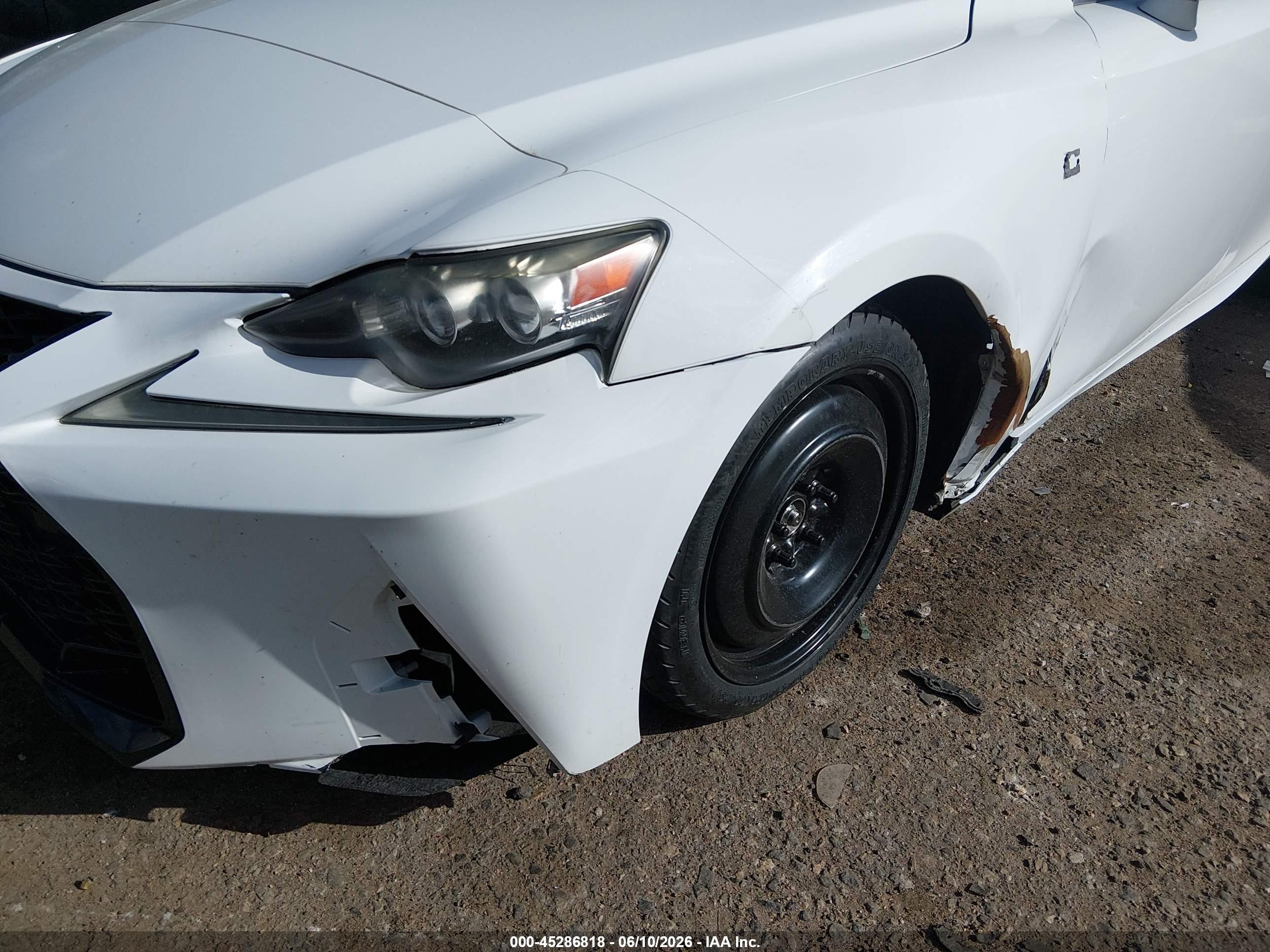 2014 Lexus Is 250   White vin: JTHCF1D21E5009585