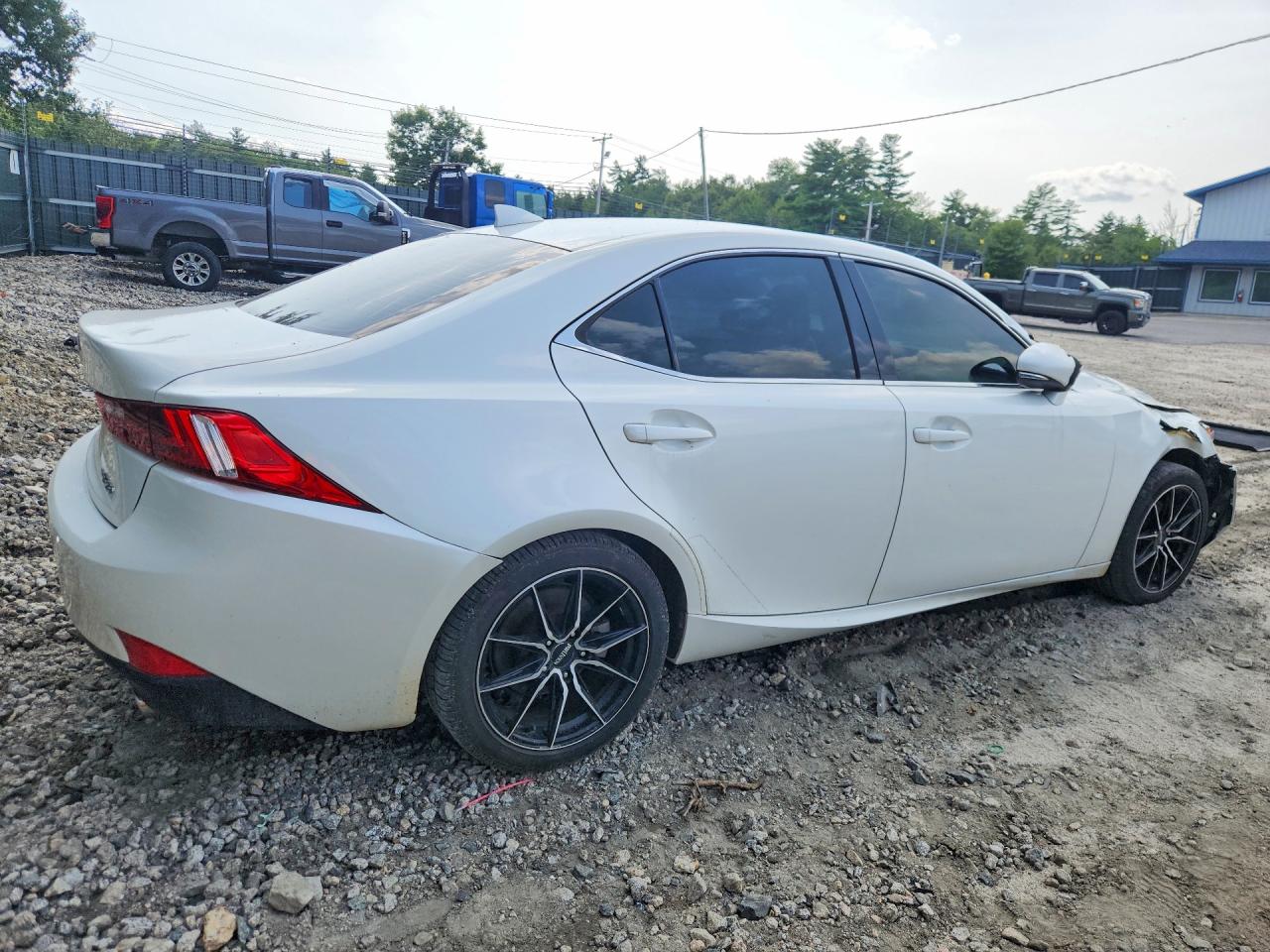 2014 Lexus Is 250 White vin: JTHCF1D21E5014740