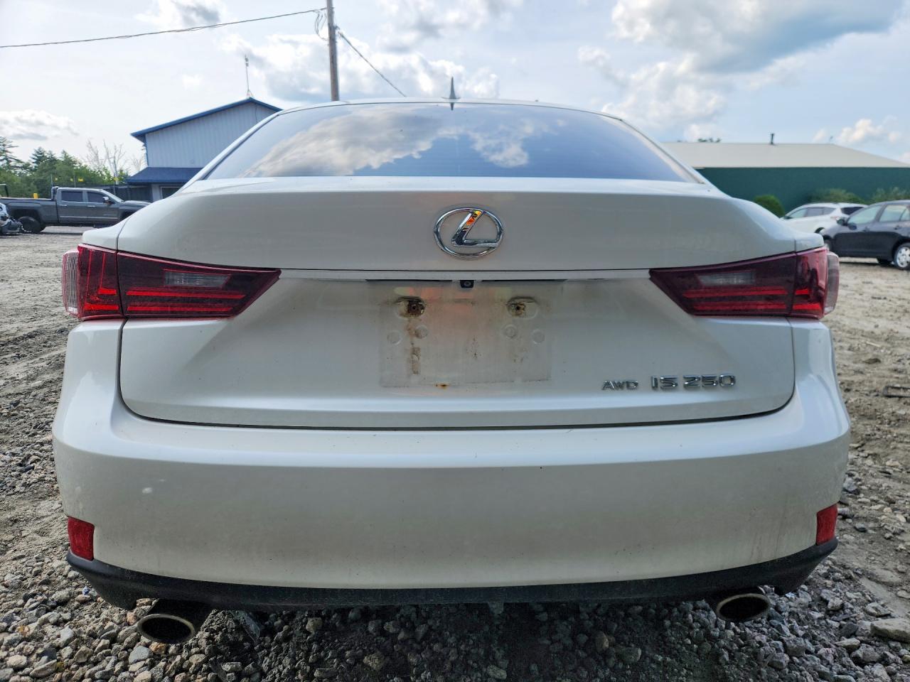 2014 Lexus Is 250 White vin: JTHCF1D21E5014740