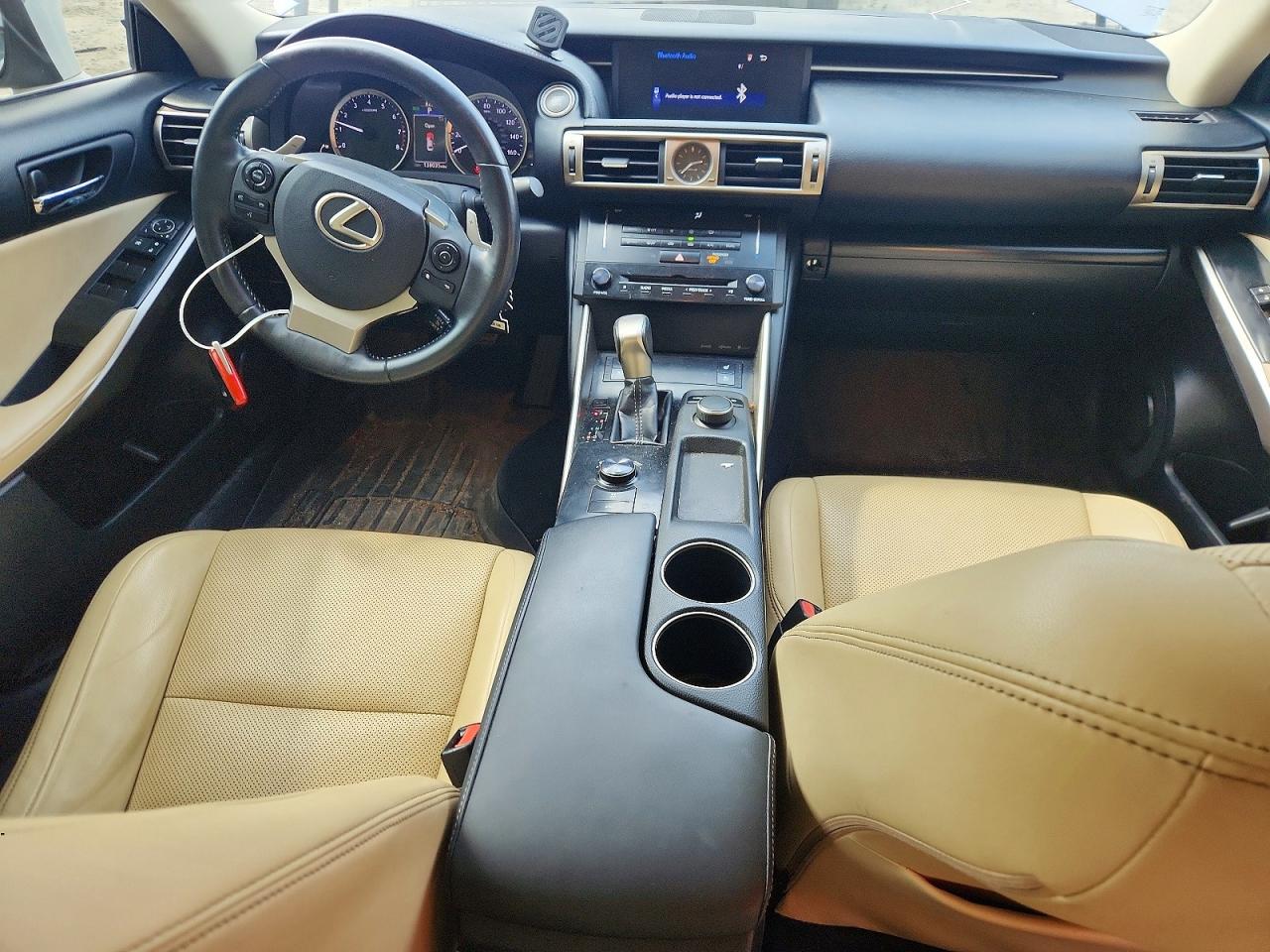 2014 Lexus Is 250 White vin: JTHCF1D21E5014740