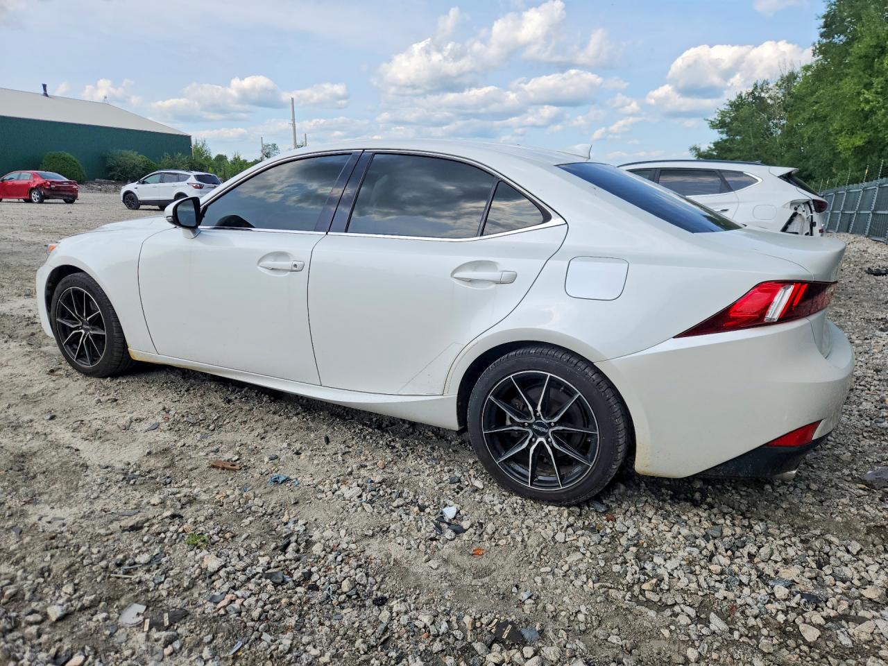 2014 Lexus Is 250 White vin: JTHCF1D21E5014740
