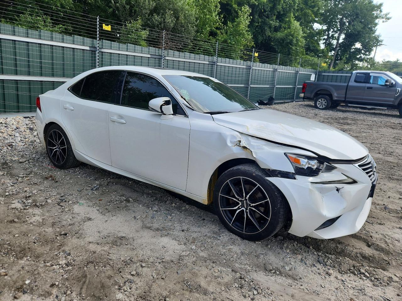 2014 Lexus Is 250 White vin: JTHCF1D21E5014740