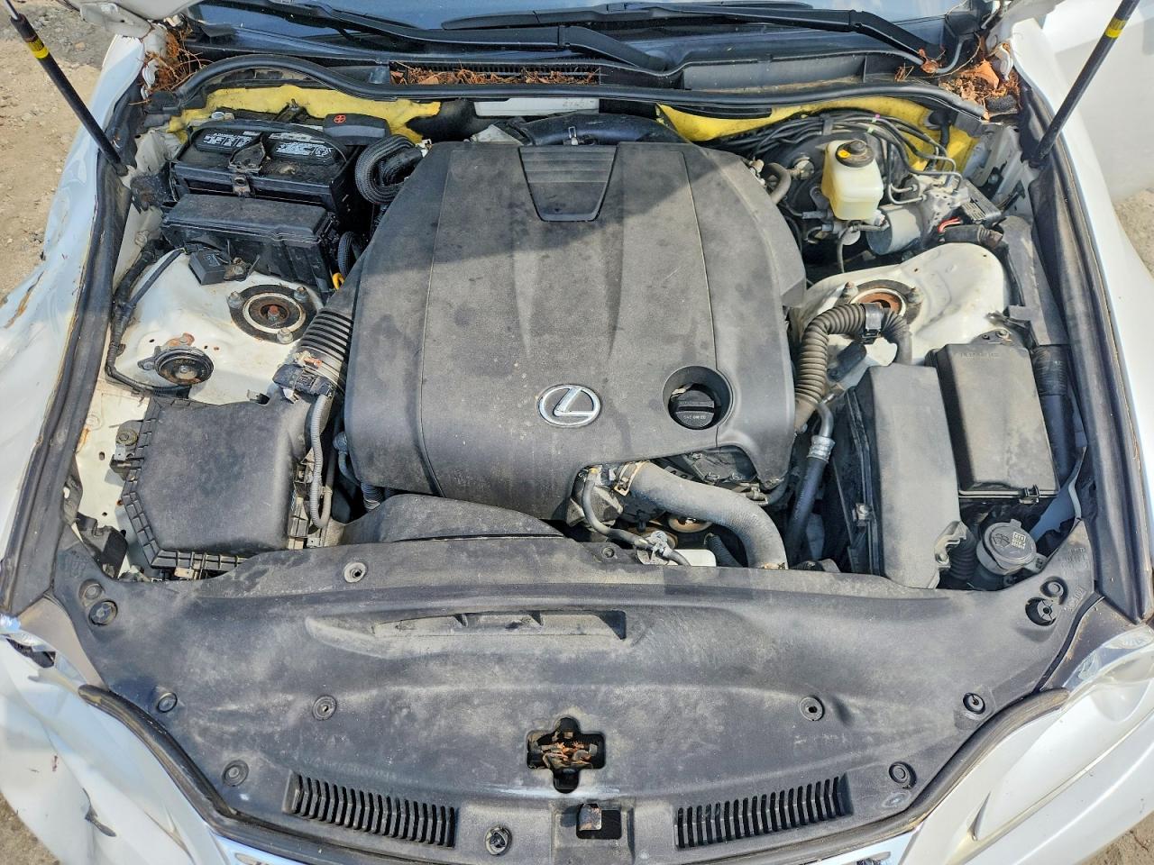 2014 Lexus Is 250 White vin: JTHCF1D21E5014740