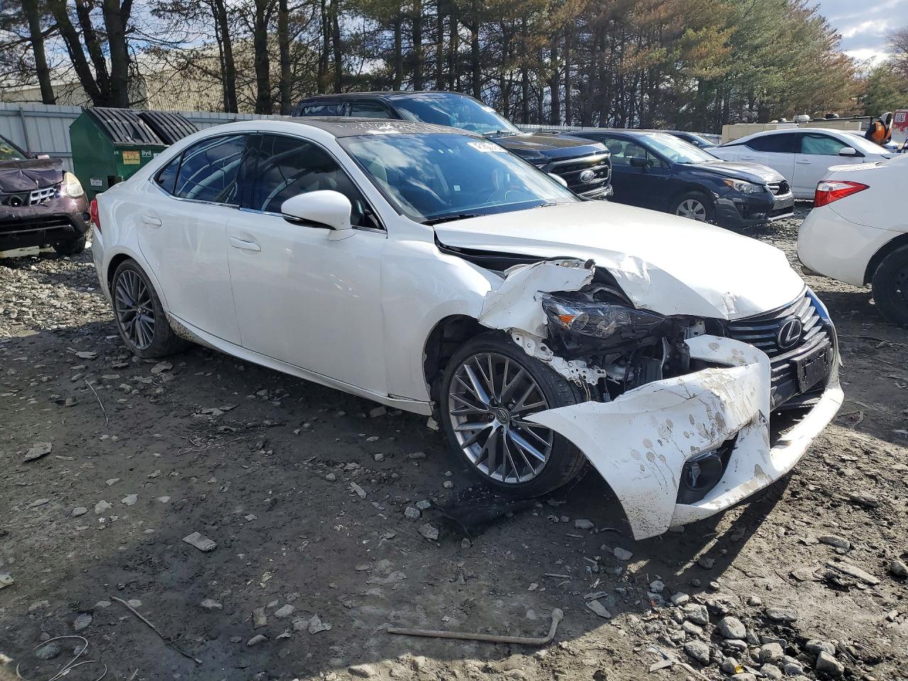 2015 Lexus Is 250 Base Белый vin: JTHCF1D21F5016814