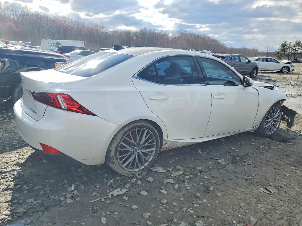 2015 Lexus Is 250 Base Белый vin: JTHCF1D21F5016814