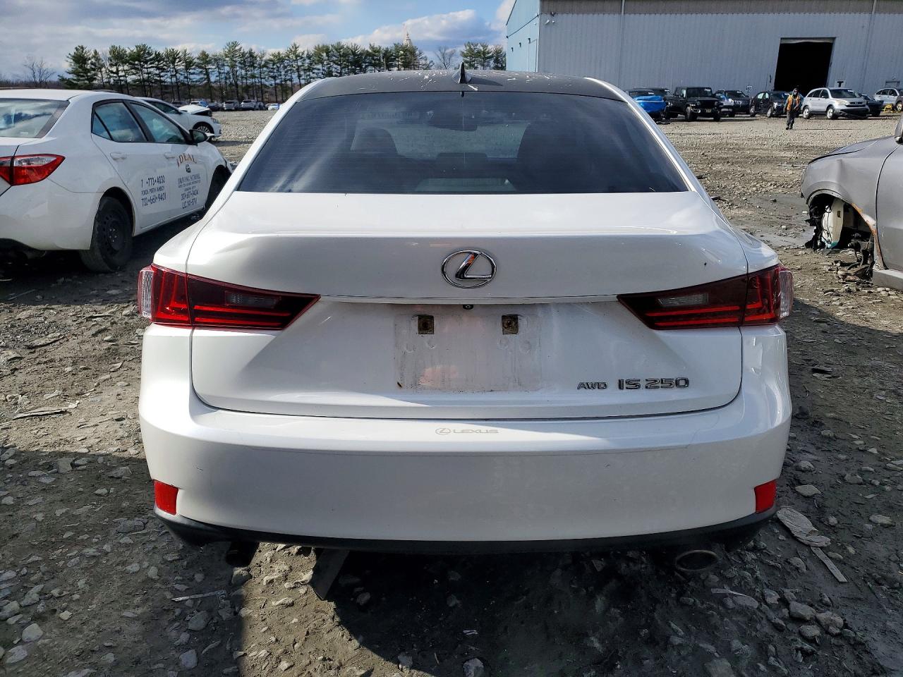 2015 Lexus Is 250 Base Белый vin: JTHCF1D21F5016814