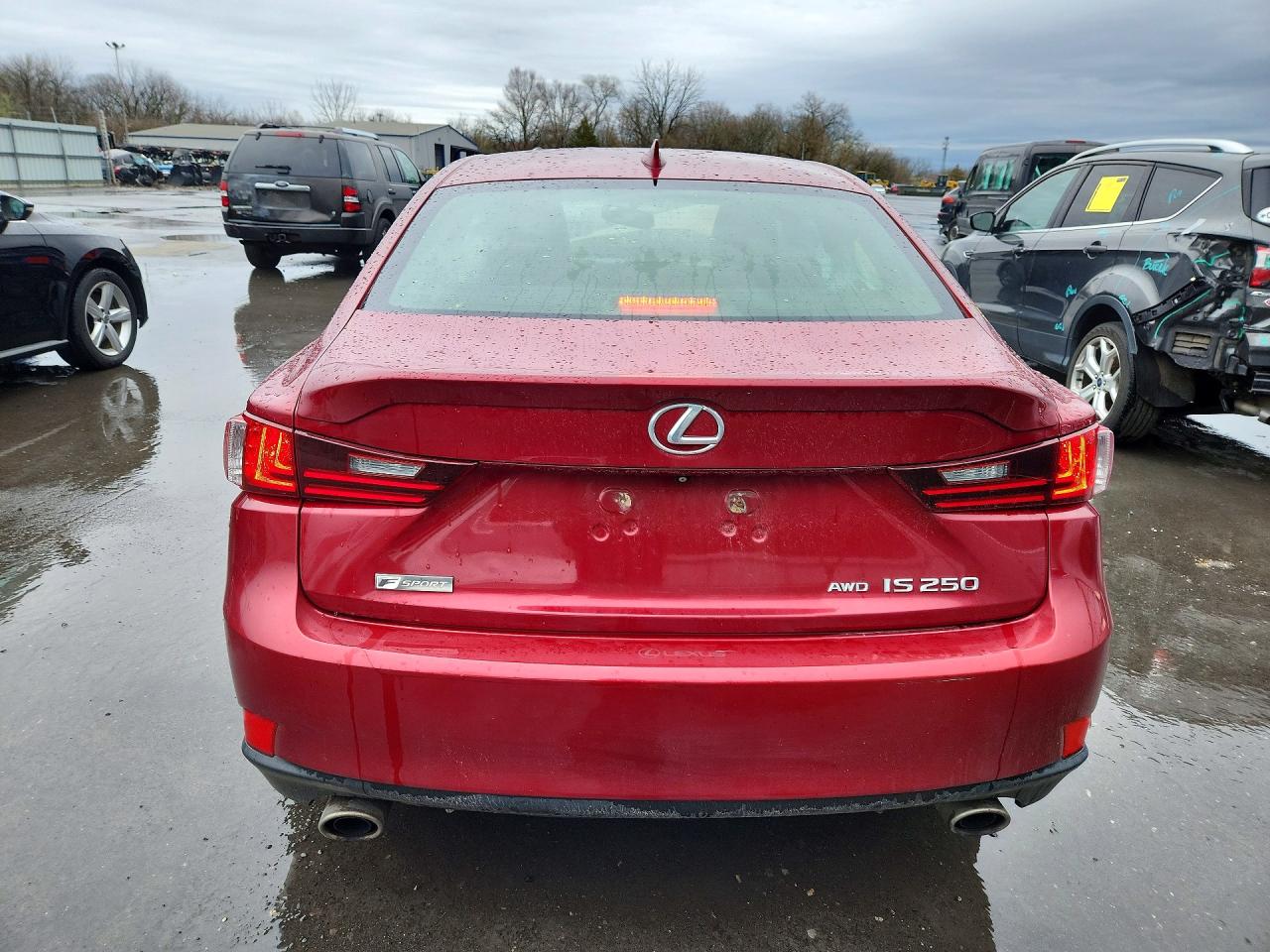 2015 Lexus Is 250 Base Red vin: JTHCF1D21F5016893