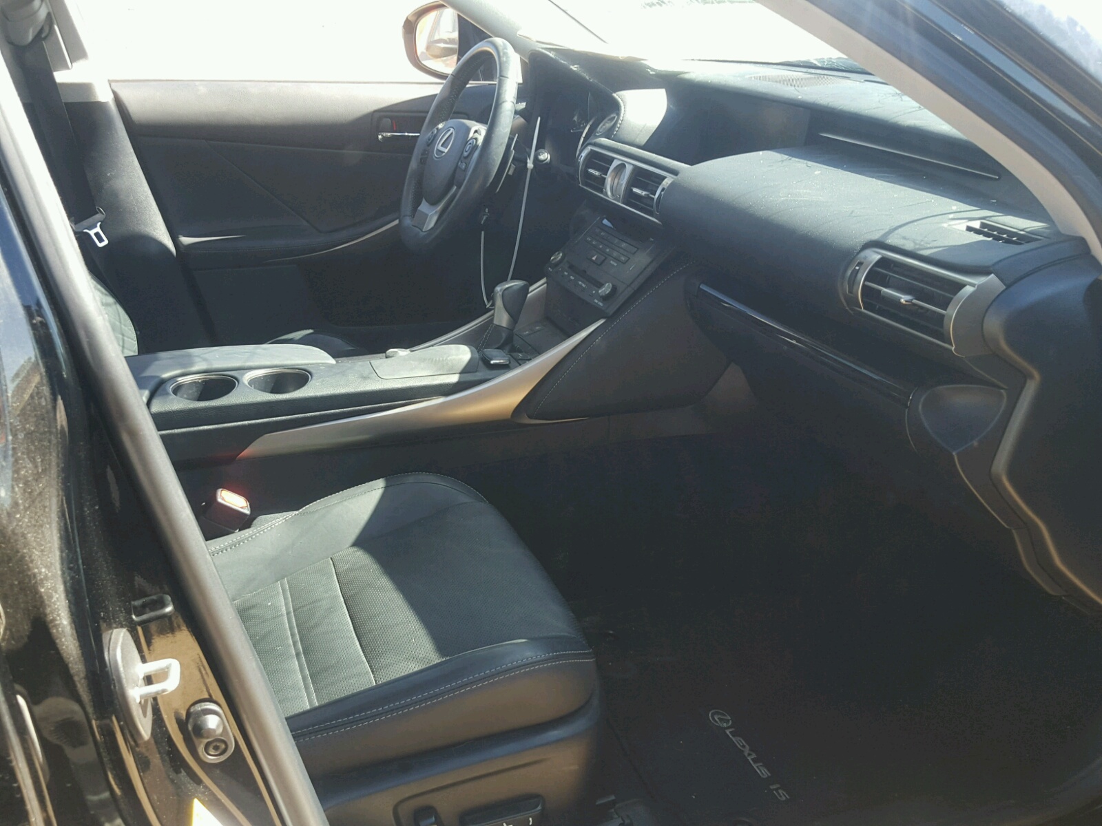 2015 Lexus Is 250 Black vin: JTHCF1D21F5018479