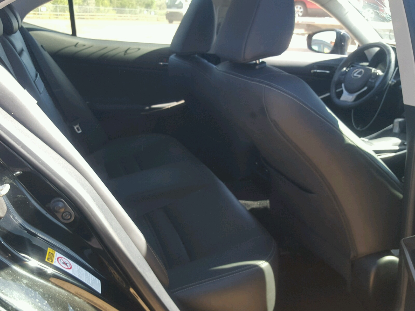 2015 Lexus Is 250 Black vin: JTHCF1D21F5018479