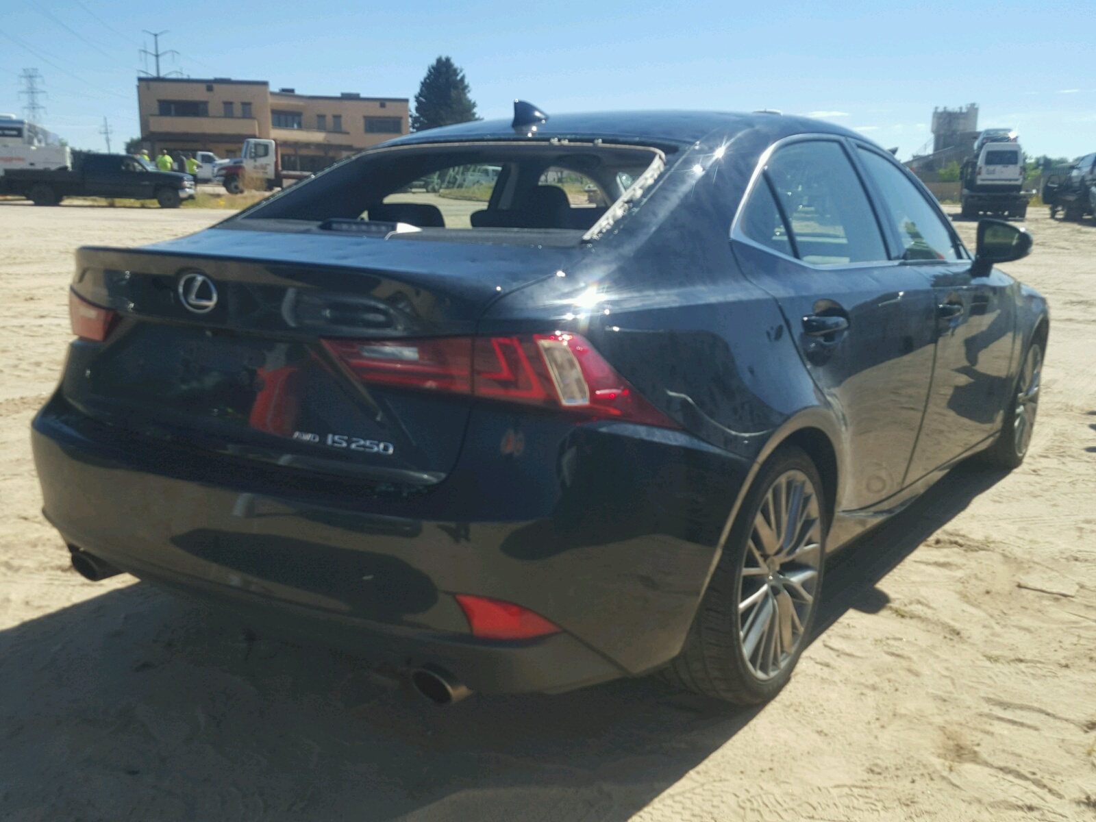 2015 Lexus Is 250 Black vin: JTHCF1D21F5018479