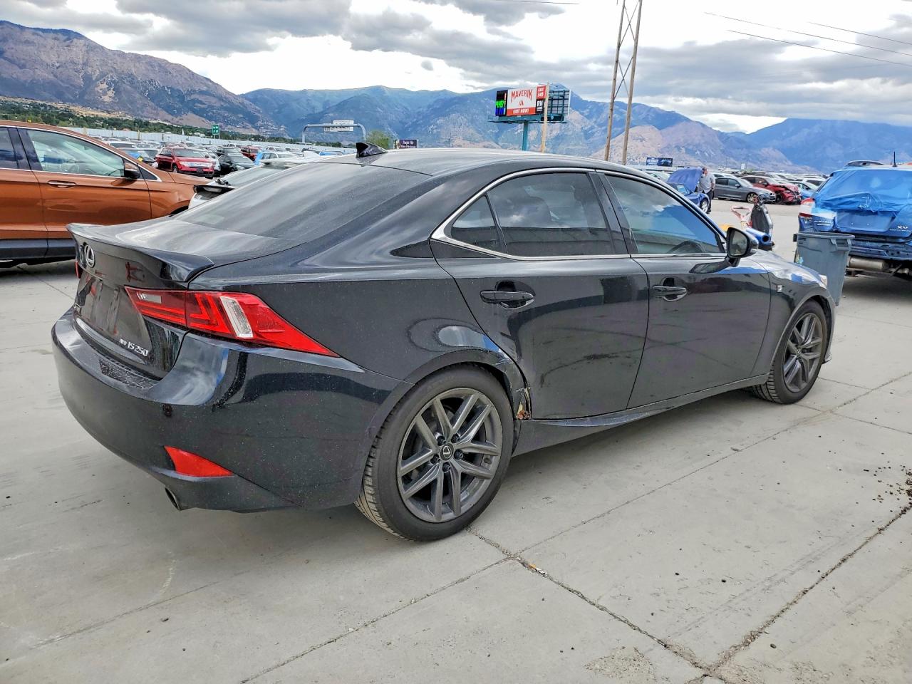 2015 Lexus Is 250 Black vin: JTHCF1D21F5020037