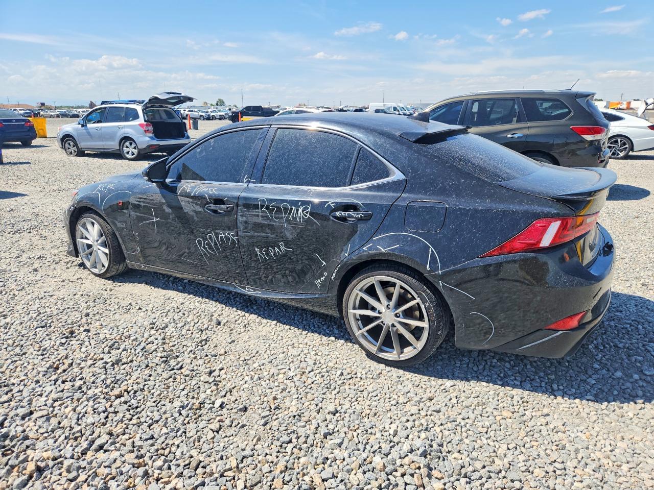 2015 Lexus Is 250 Black vin: JTHCF1D21F5022631