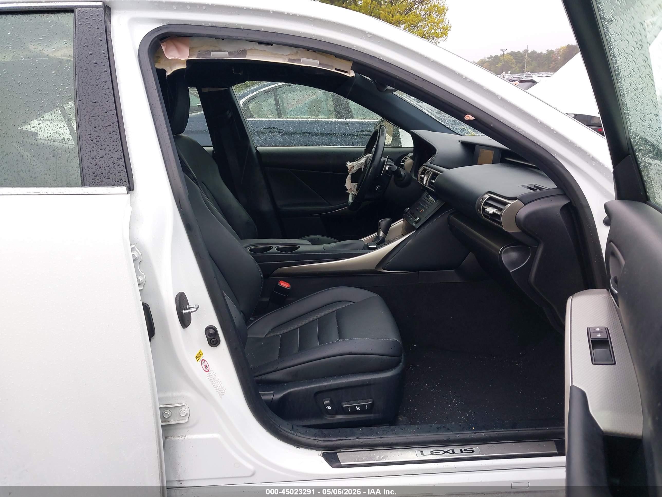 2015 Lexus Is 250   White vin: JTHCF1D21F5023388
