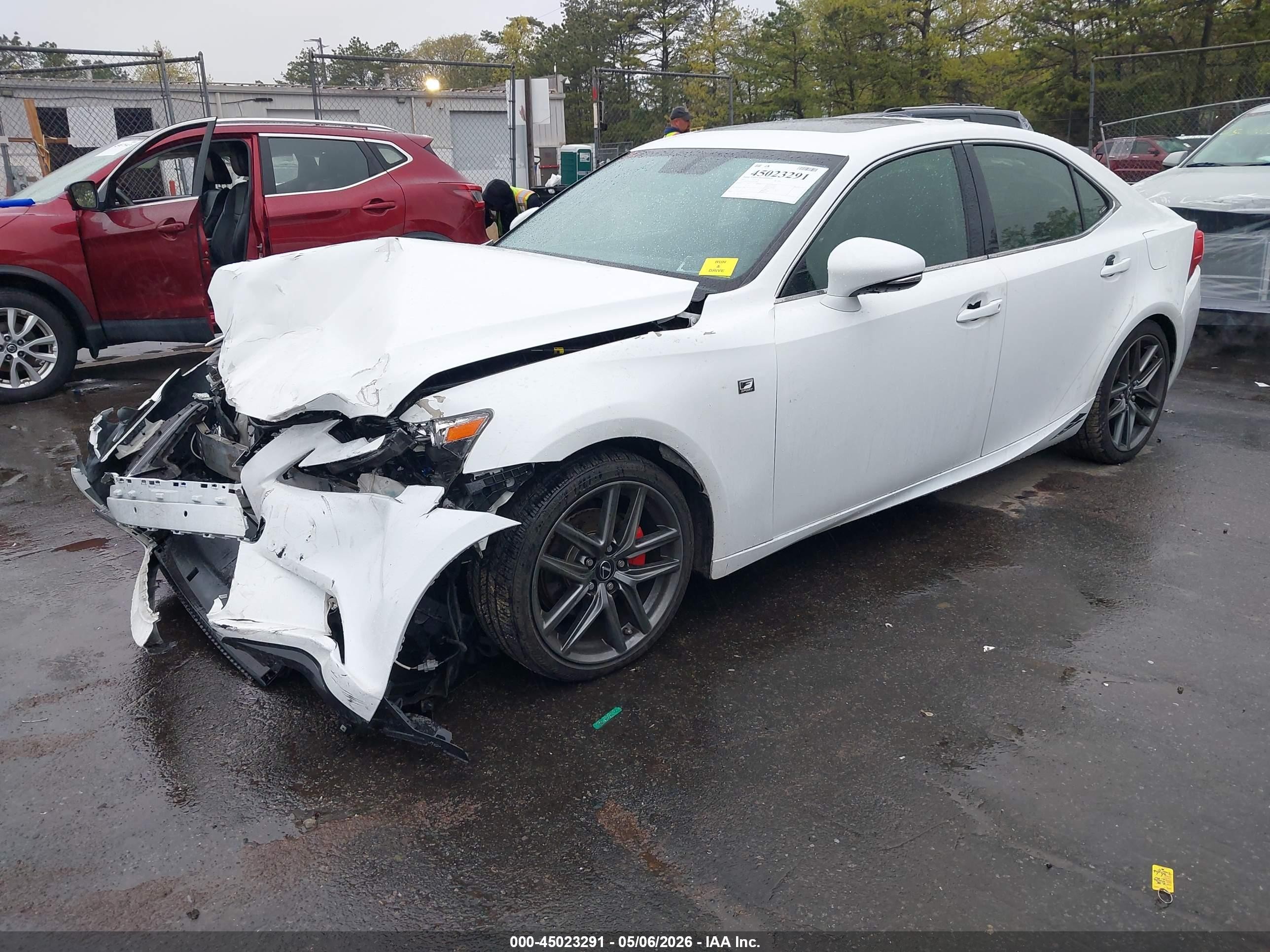 2015 Lexus Is 250   White vin: JTHCF1D21F5023388