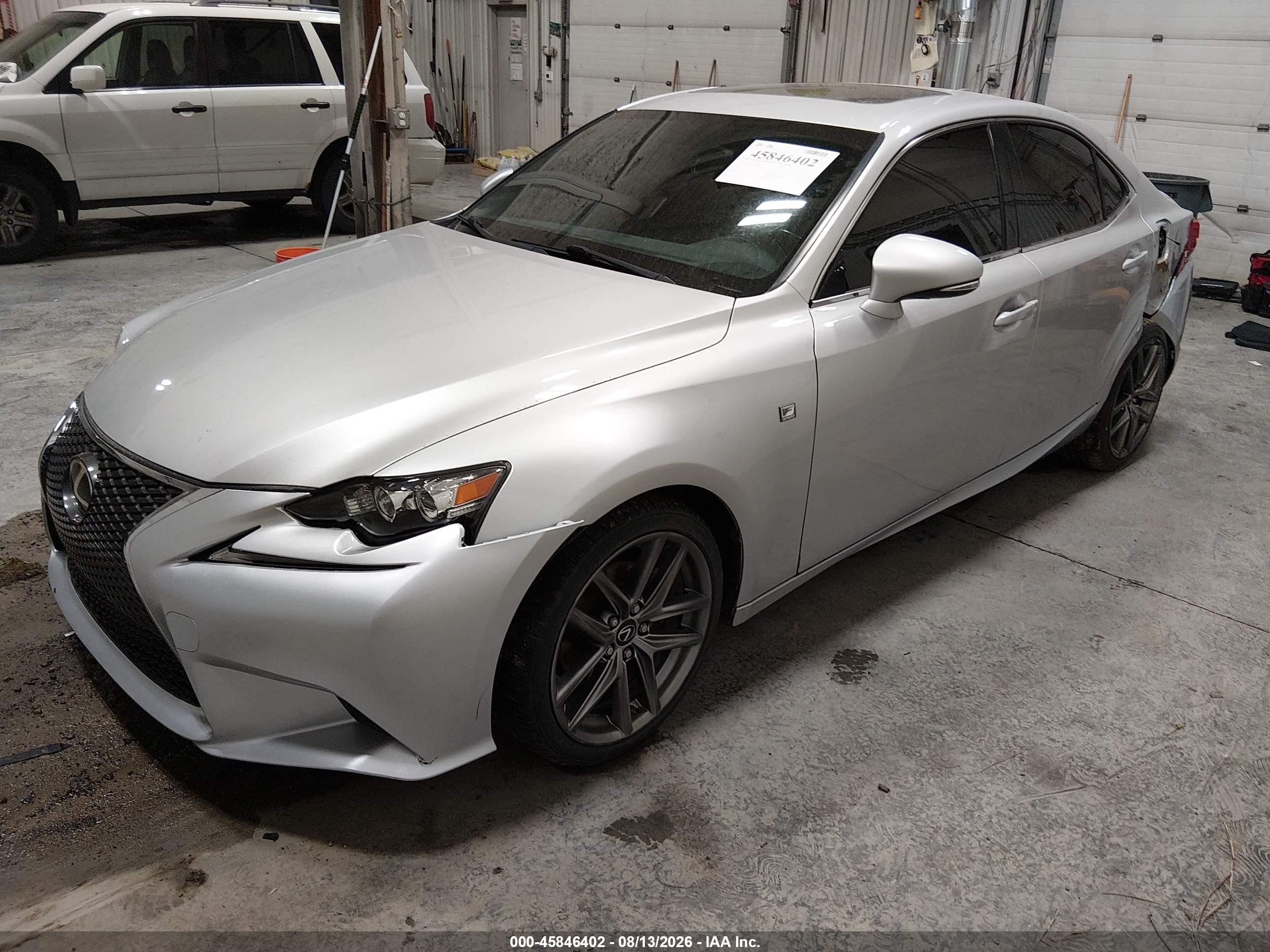 2014 Lexus Is 250   Серебряный vin: JTHCF1D22E5001771