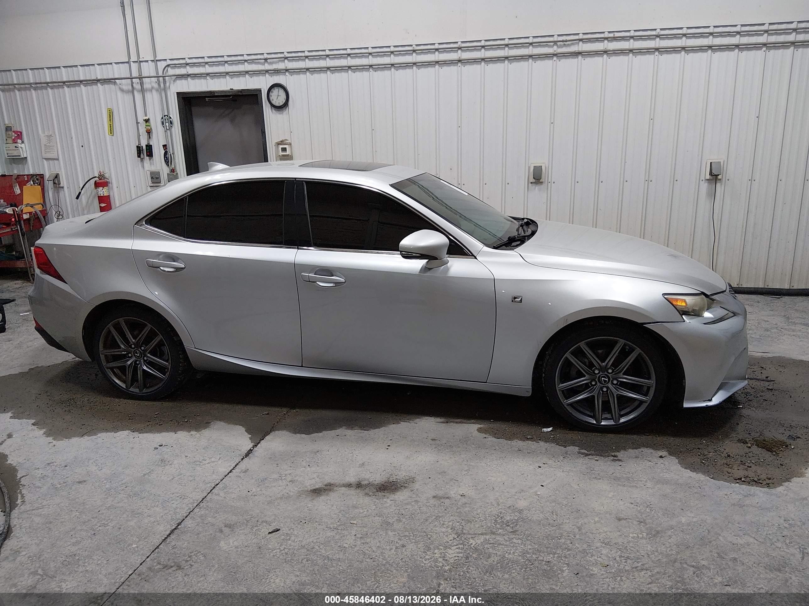 2014 Lexus Is 250   Серебряный vin: JTHCF1D22E5001771