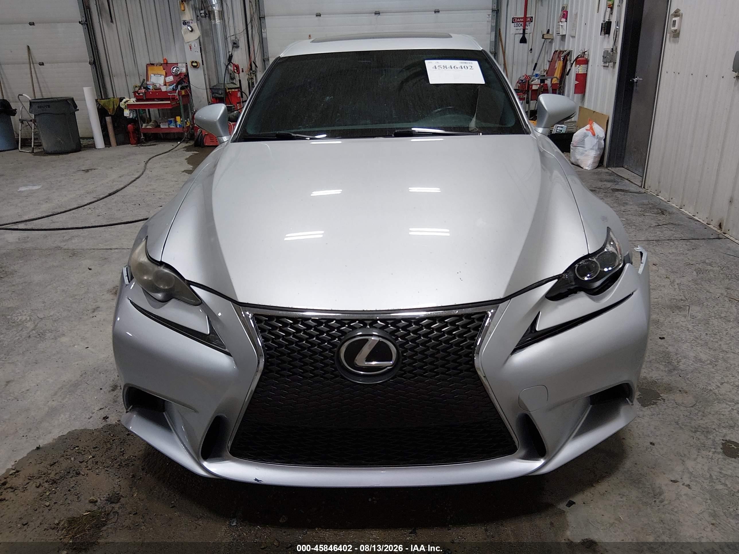 2014 Lexus Is 250   Серебряный vin: JTHCF1D22E5001771
