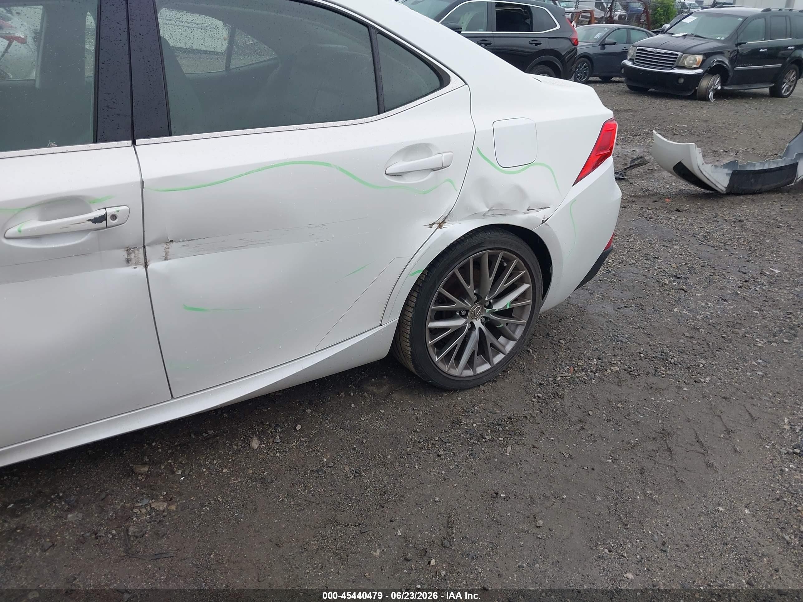 2014 Lexus Is 250   White vin: JTHCF1D22E5004332