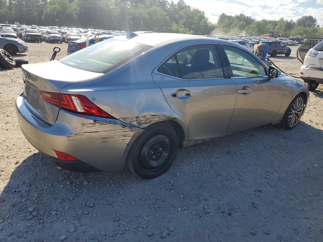 2014 Lexus Is 250 Silver vin: JTHCF1D22E5007618