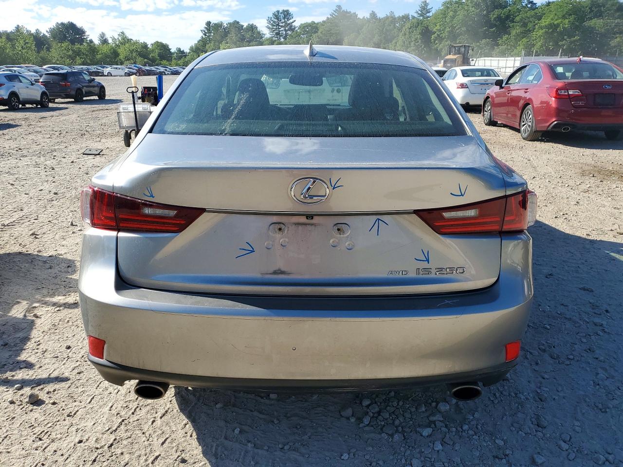 2014 Lexus Is 250 Silver vin: JTHCF1D22E5007618