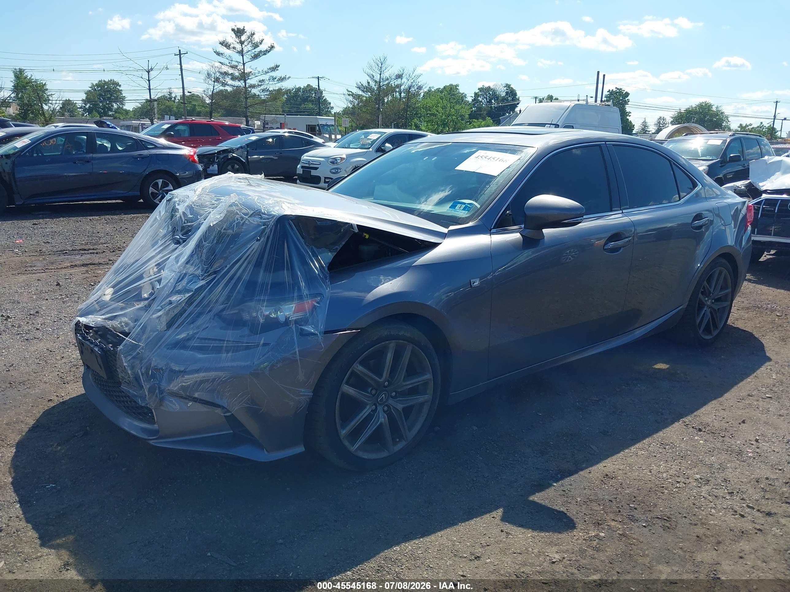 2014 Lexus Is 250   Gray vin: JTHCF1D22E5008171