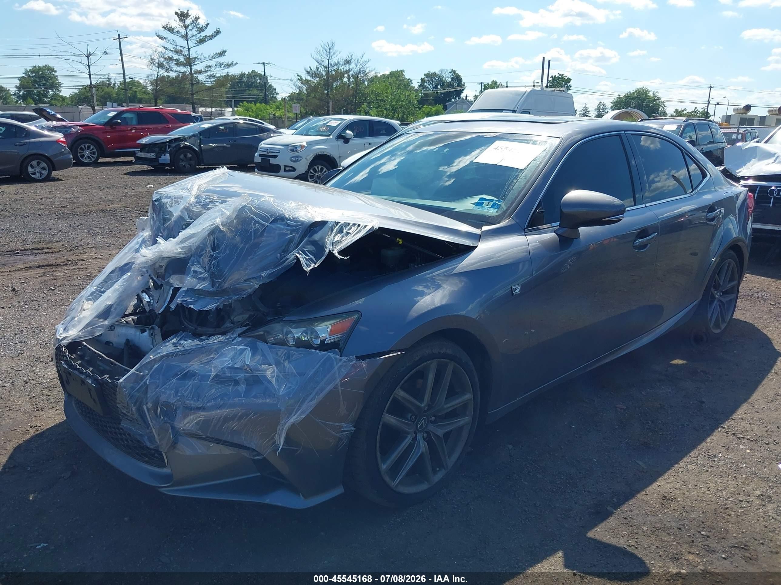 2014 Lexus Is 250   Gray vin: JTHCF1D22E5008171
