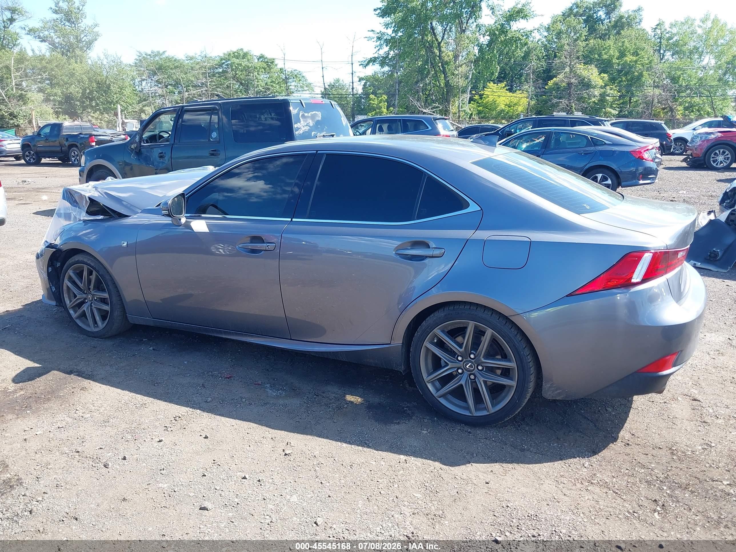 2014 Lexus Is 250   Gray vin: JTHCF1D22E5008171