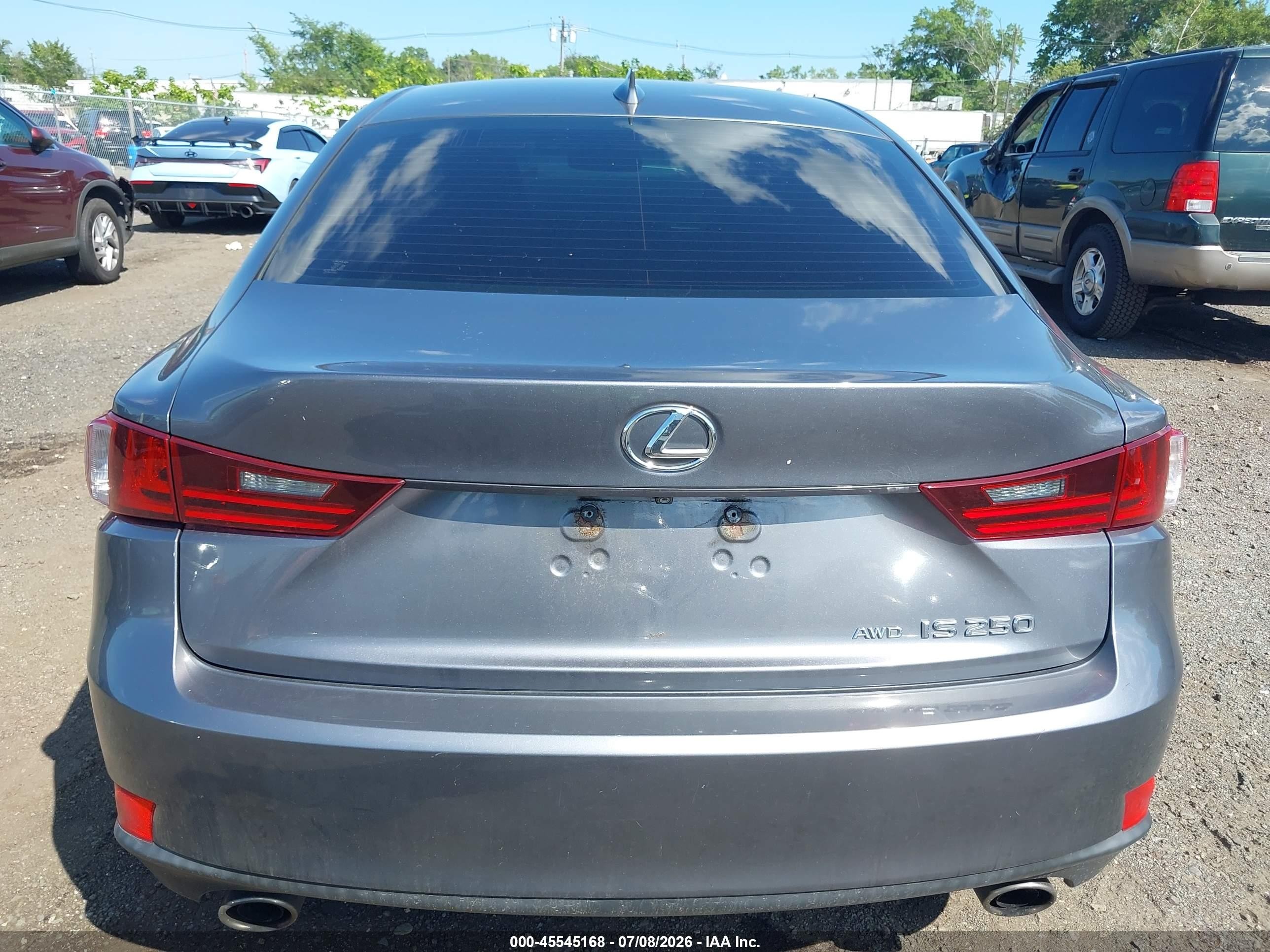 2014 Lexus Is 250   Gray vin: JTHCF1D22E5008171