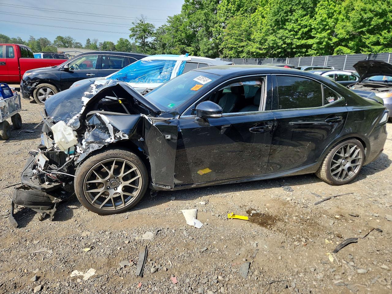 2014 Lexus Is 250 Black vin: JTHCF1D22E5013080
