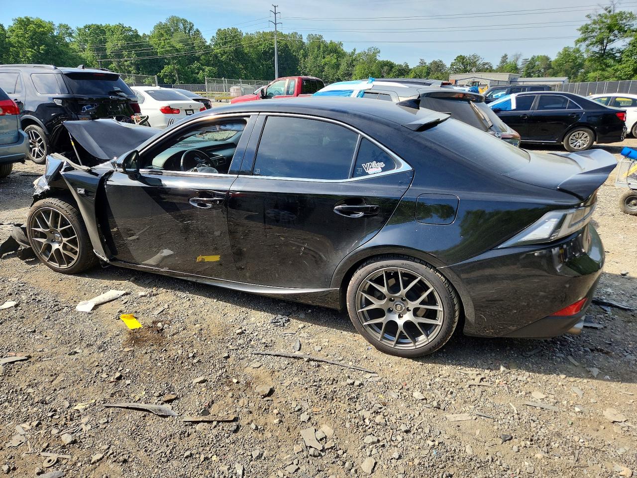 2014 Lexus Is 250 Черный vin: JTHCF1D22E5013080