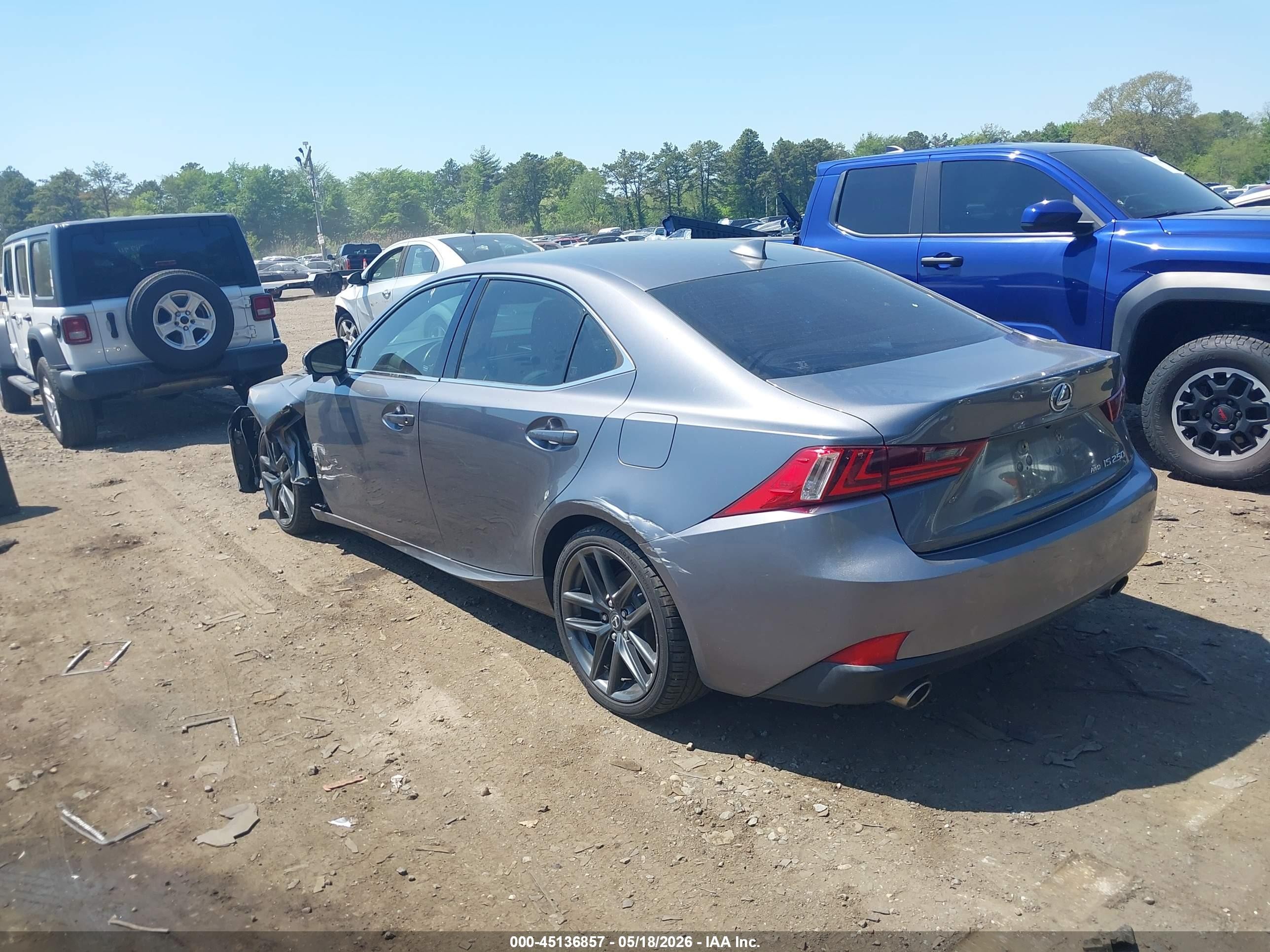2014 Lexus Is 250   Gray vin: JTHCF1D22E5013404