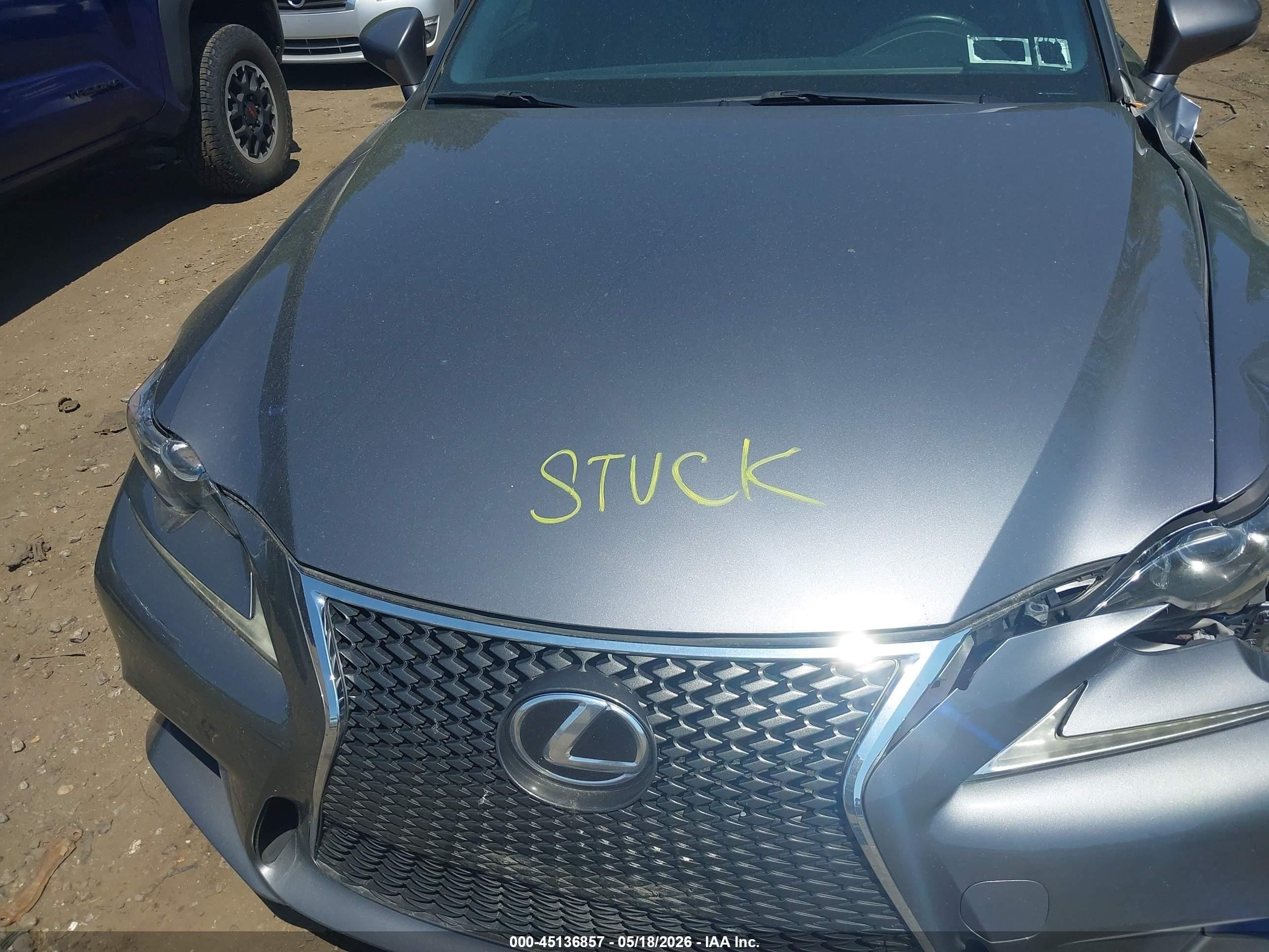 2014 Lexus Is 250   Gray vin: JTHCF1D22E5013404
