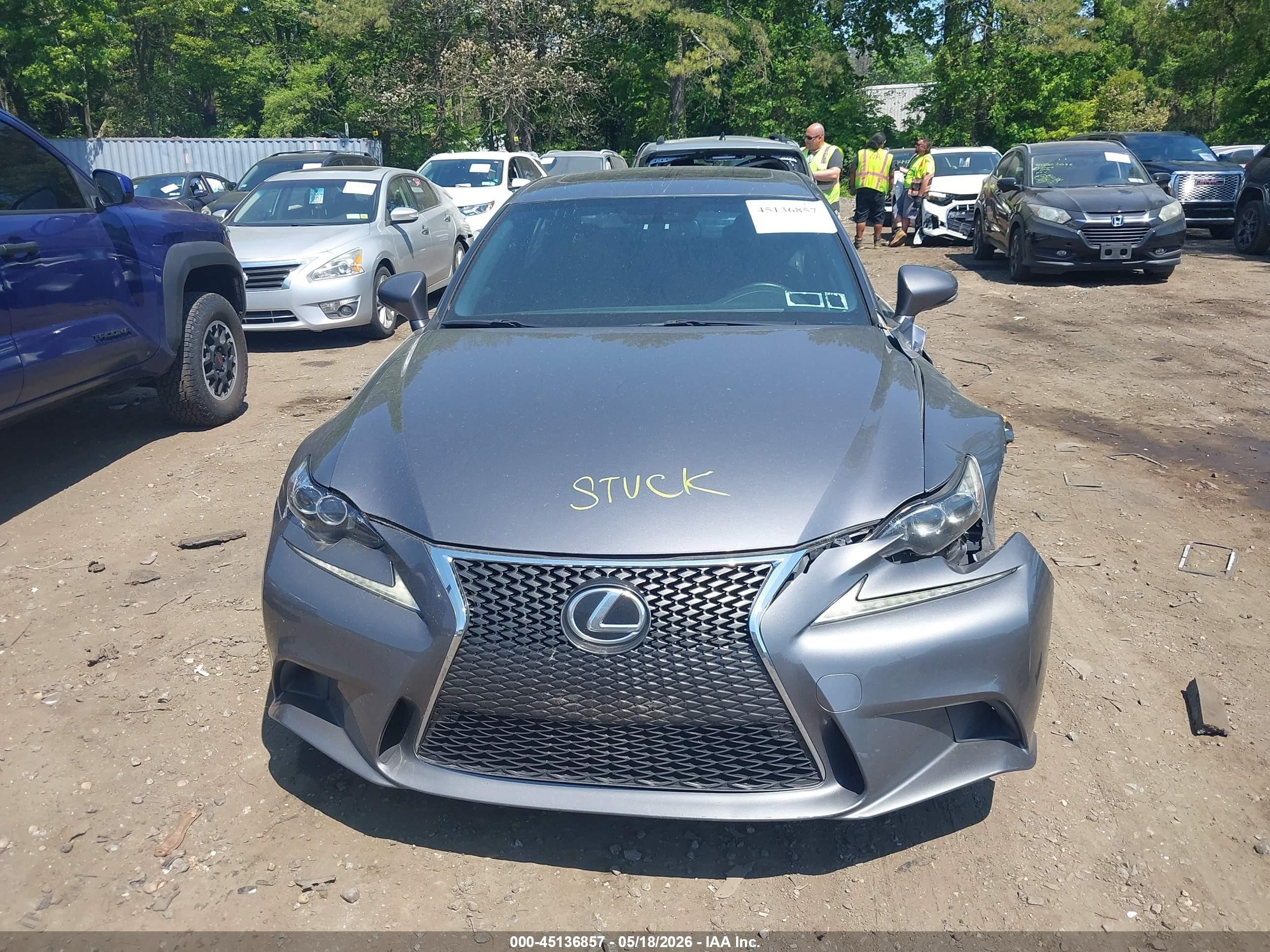 2014 Lexus Is 250   Gray vin: JTHCF1D22E5013404