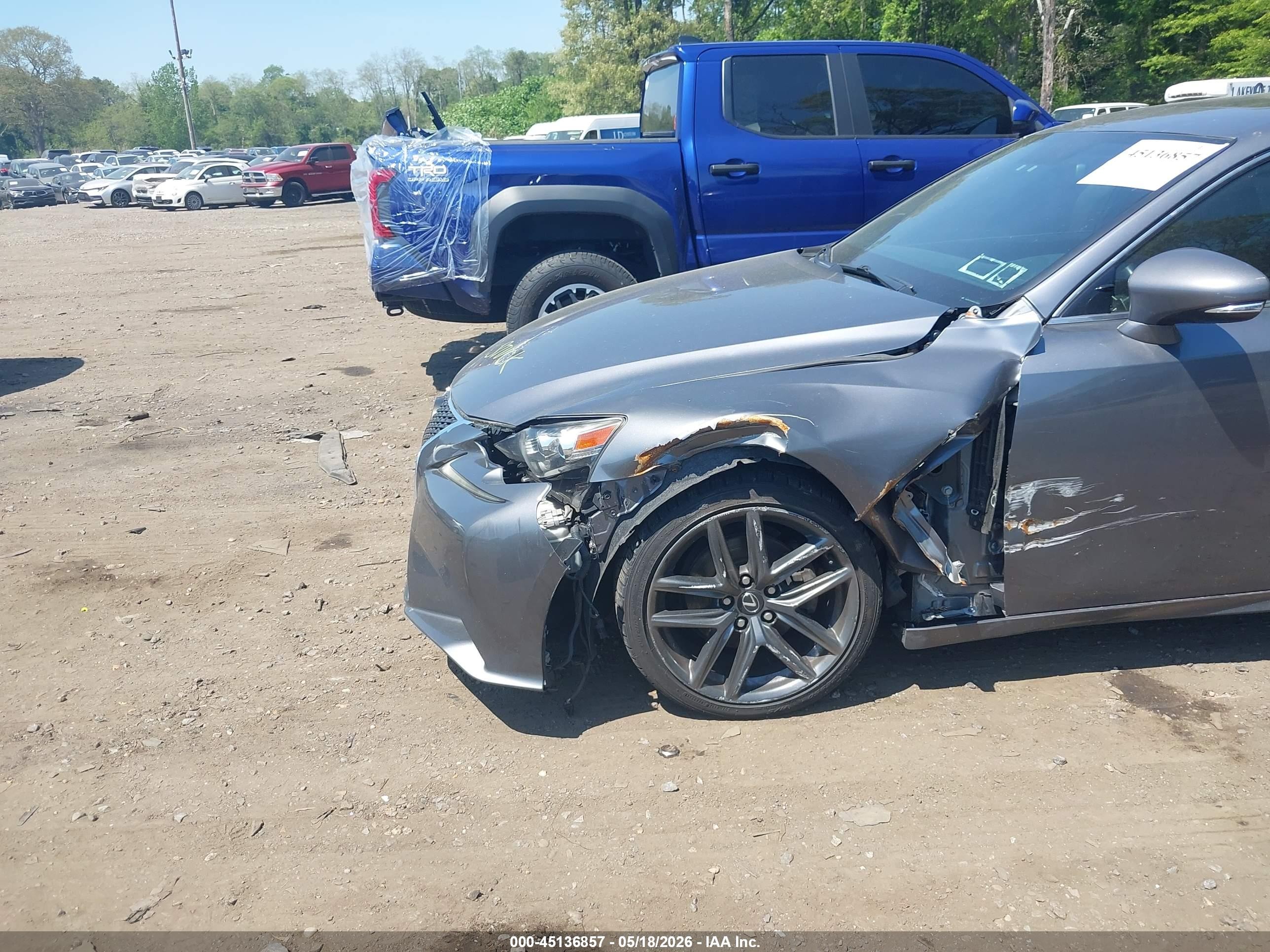 2014 Lexus Is 250   Gray vin: JTHCF1D22E5013404