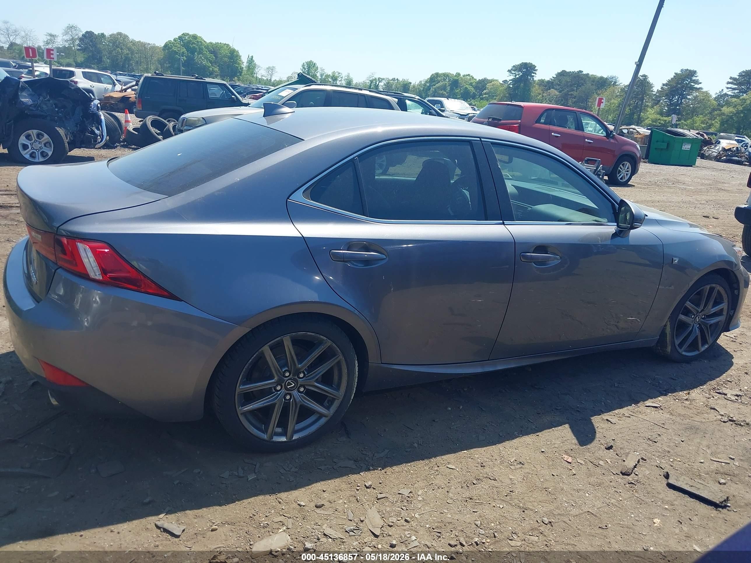 2014 Lexus Is 250   Gray vin: JTHCF1D22E5013404