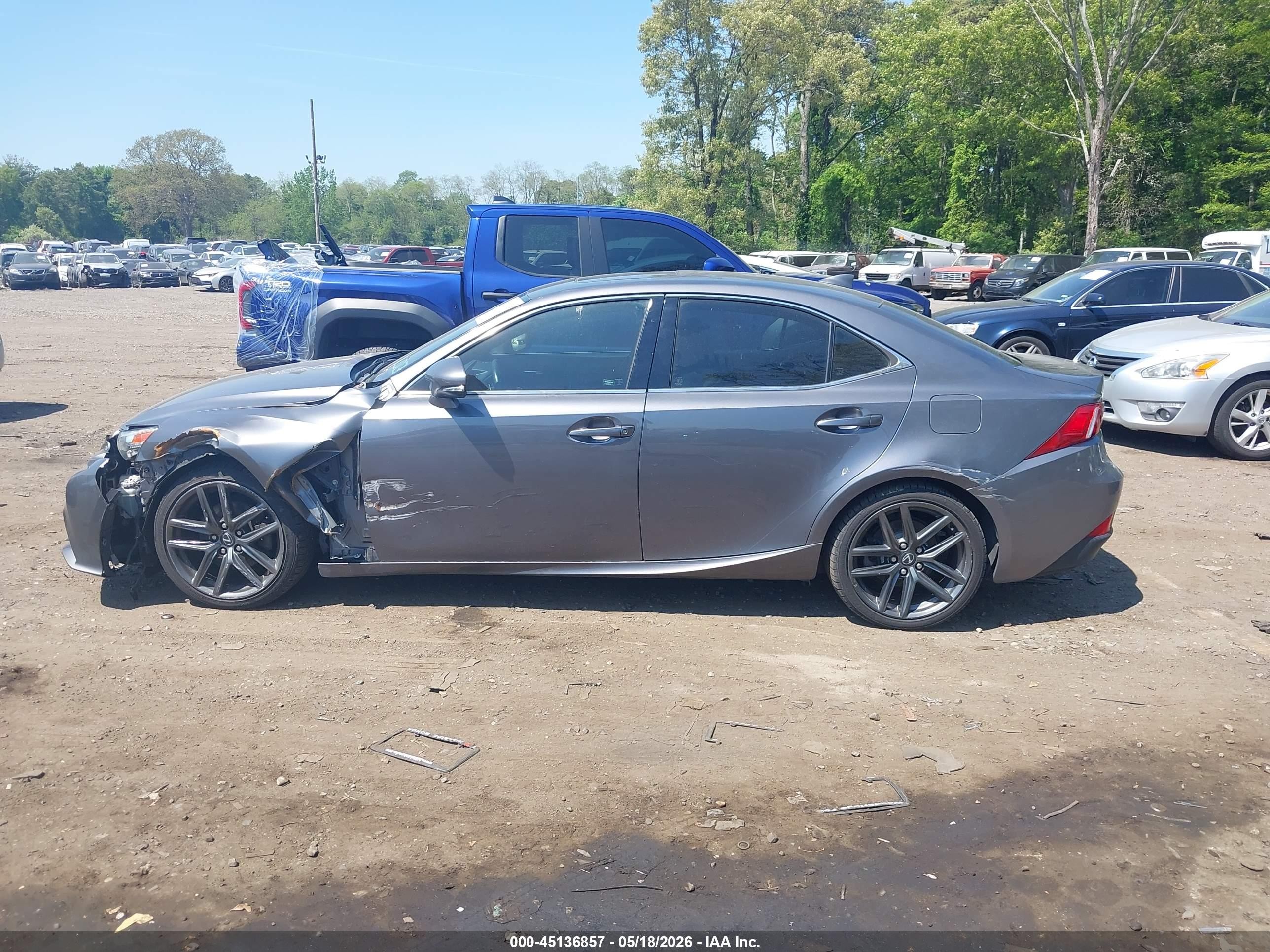 2014 Lexus Is 250   Gray vin: JTHCF1D22E5013404