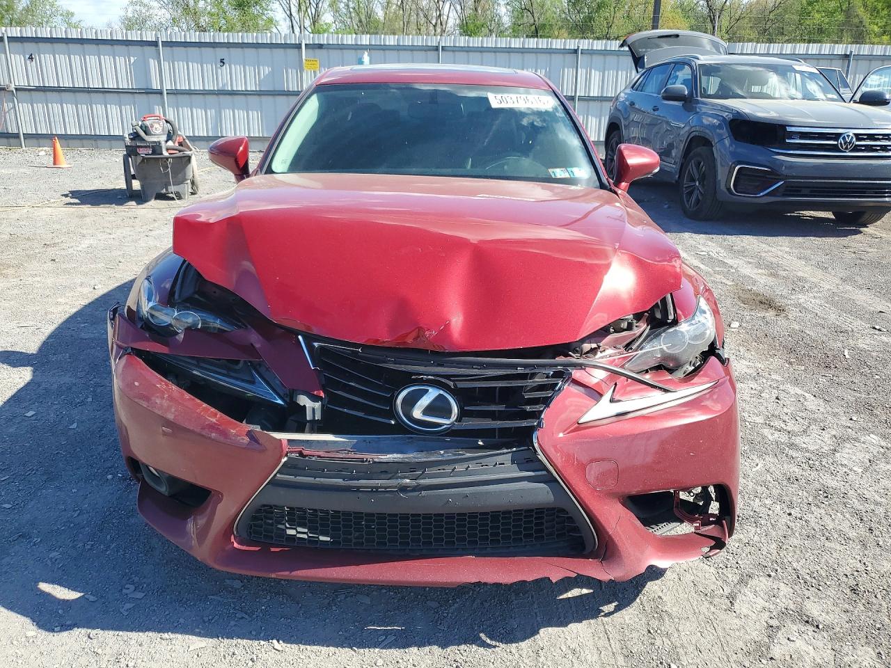 2014 Lexus Is 250 Red vin: JTHCF1D22E5014407