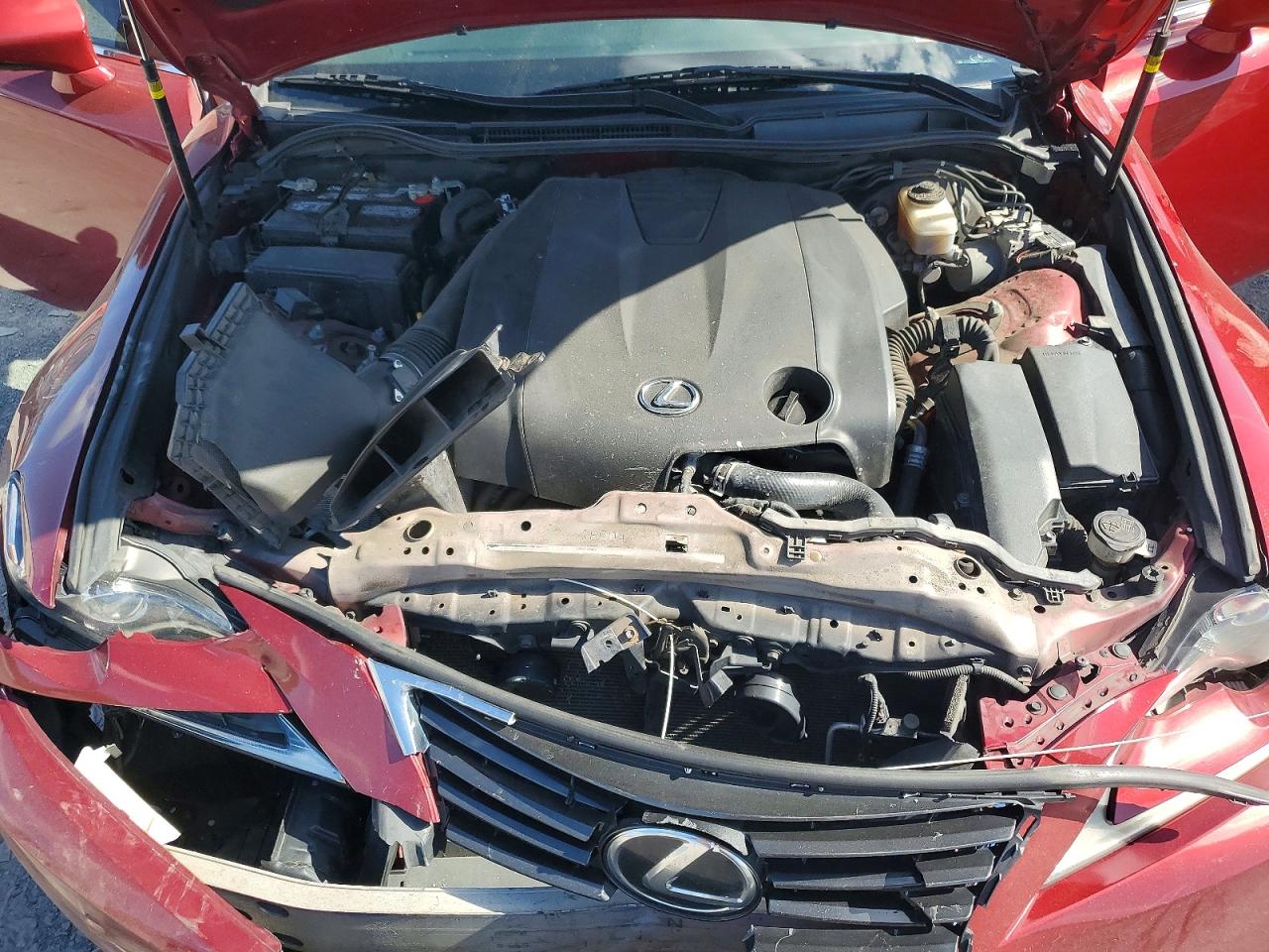 2014 Lexus Is 250 Red vin: JTHCF1D22E5014407