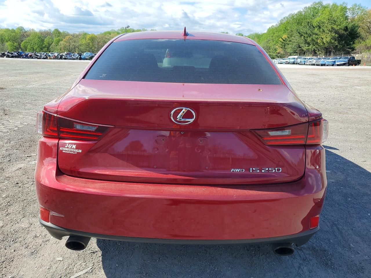 2014 Lexus Is 250 Red vin: JTHCF1D22E5014407