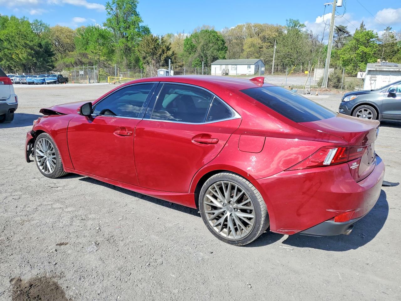 2014 Lexus Is 250 Red vin: JTHCF1D22E5014407