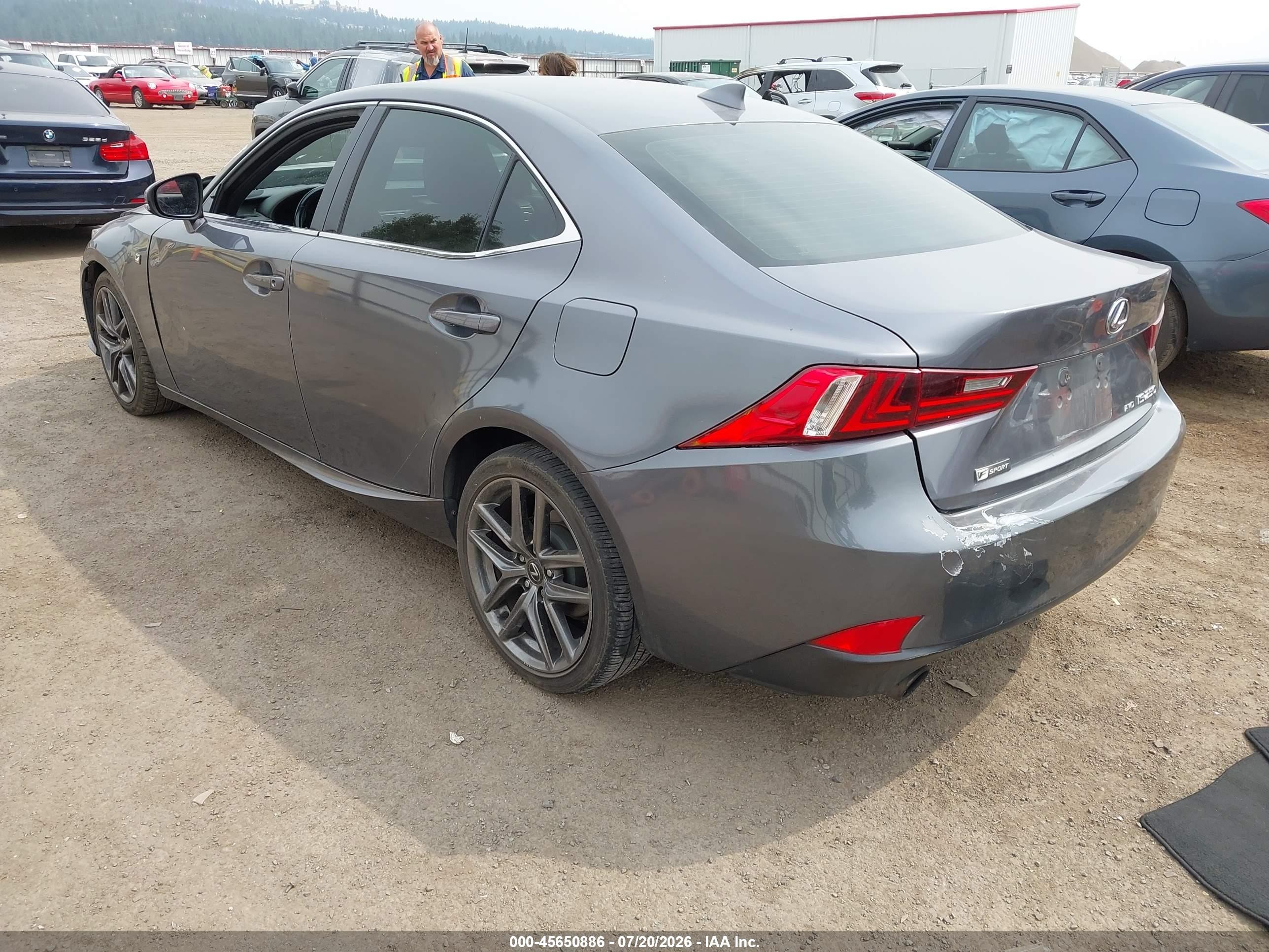 2015 Lexus Is 250 Gray vin: JTHCF1D22F5020872