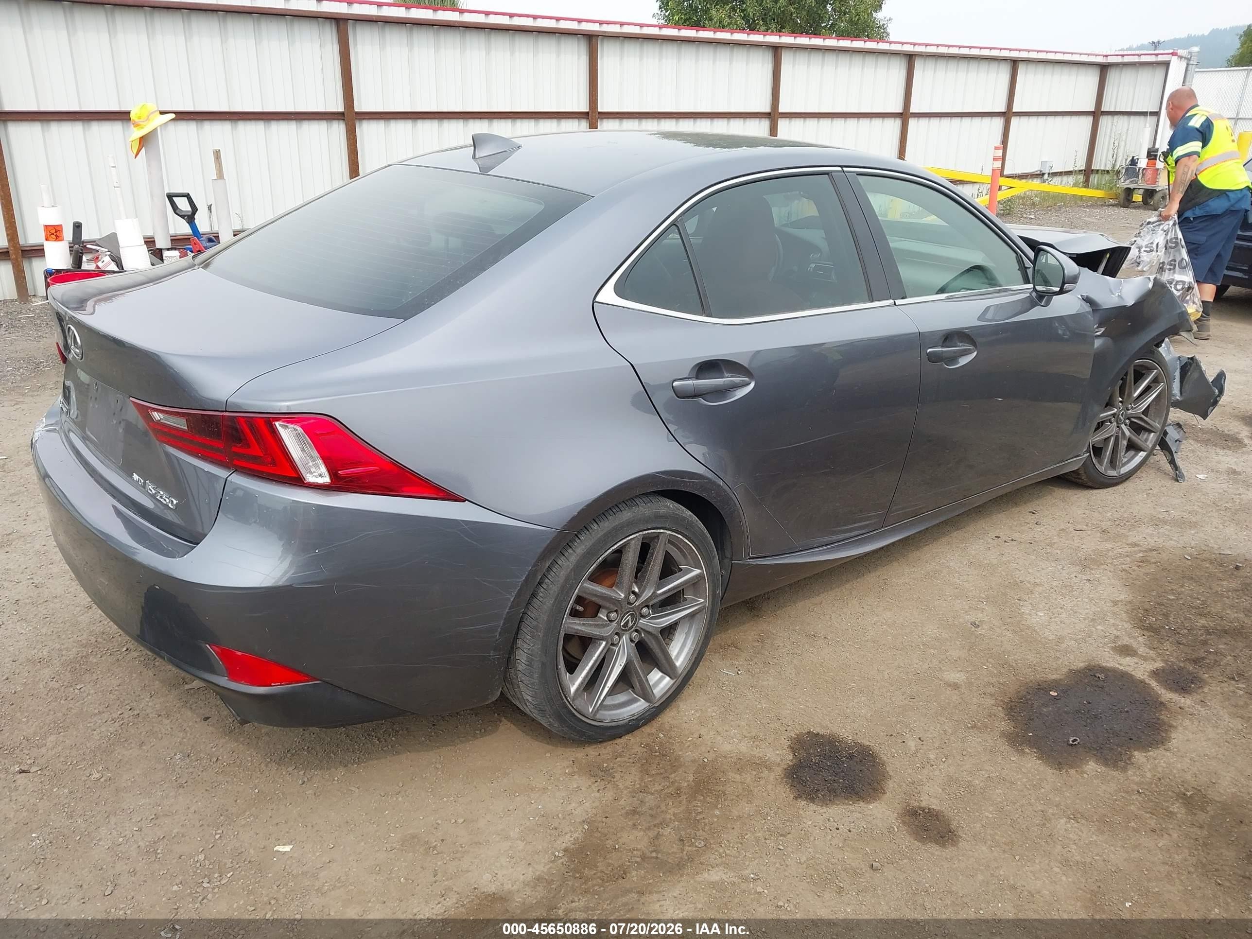 2015 Lexus Is 250 Gray vin: JTHCF1D22F5020872