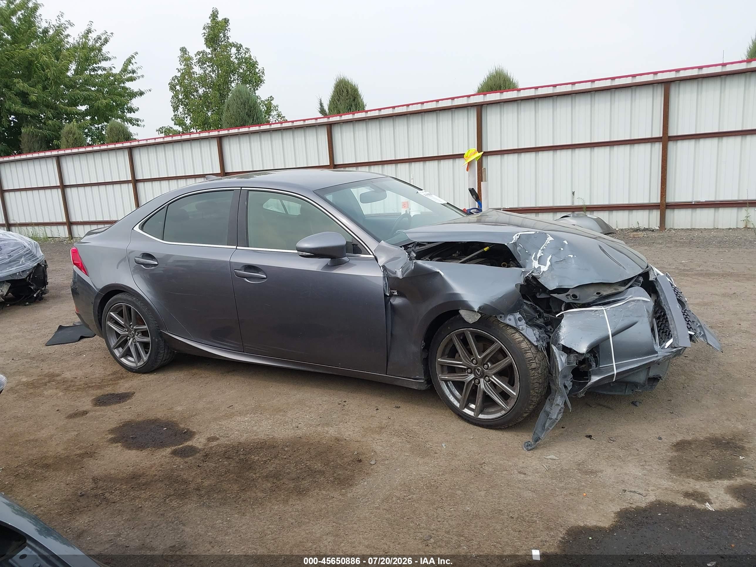 2015 Lexus Is 250 Gray vin: JTHCF1D22F5020872