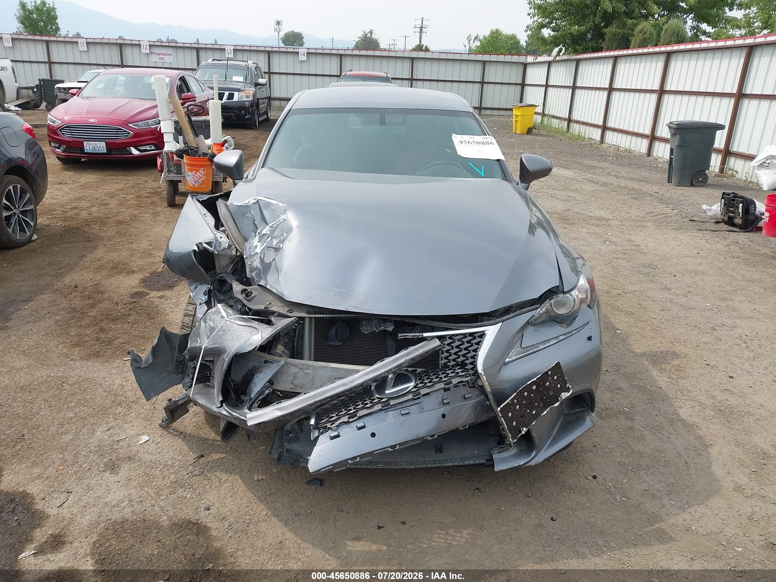 2015 Lexus Is 250 Gray vin: JTHCF1D22F5020872