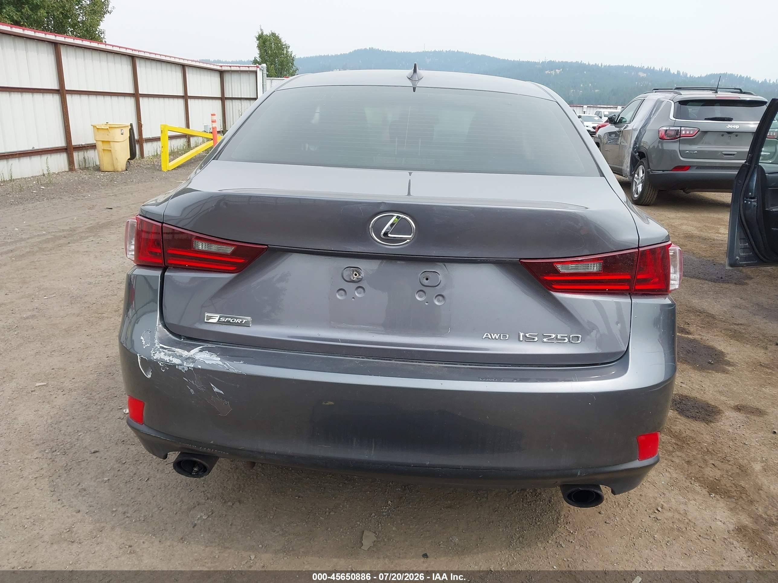 2015 Lexus Is 250 Gray vin: JTHCF1D22F5020872