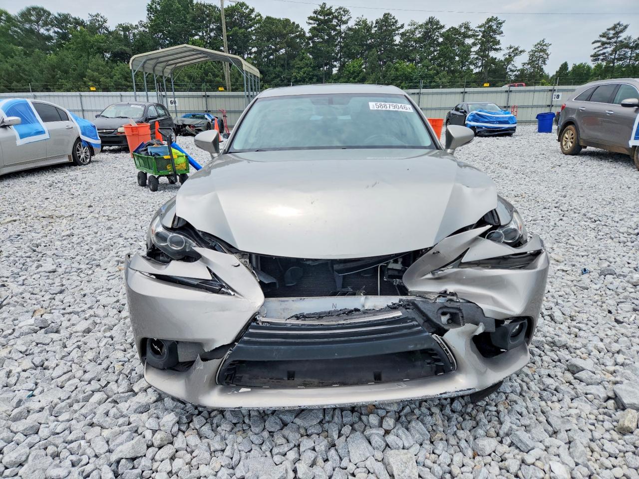 2015 Lexus Is 250 Silver vin: JTHCF1D22F5021259